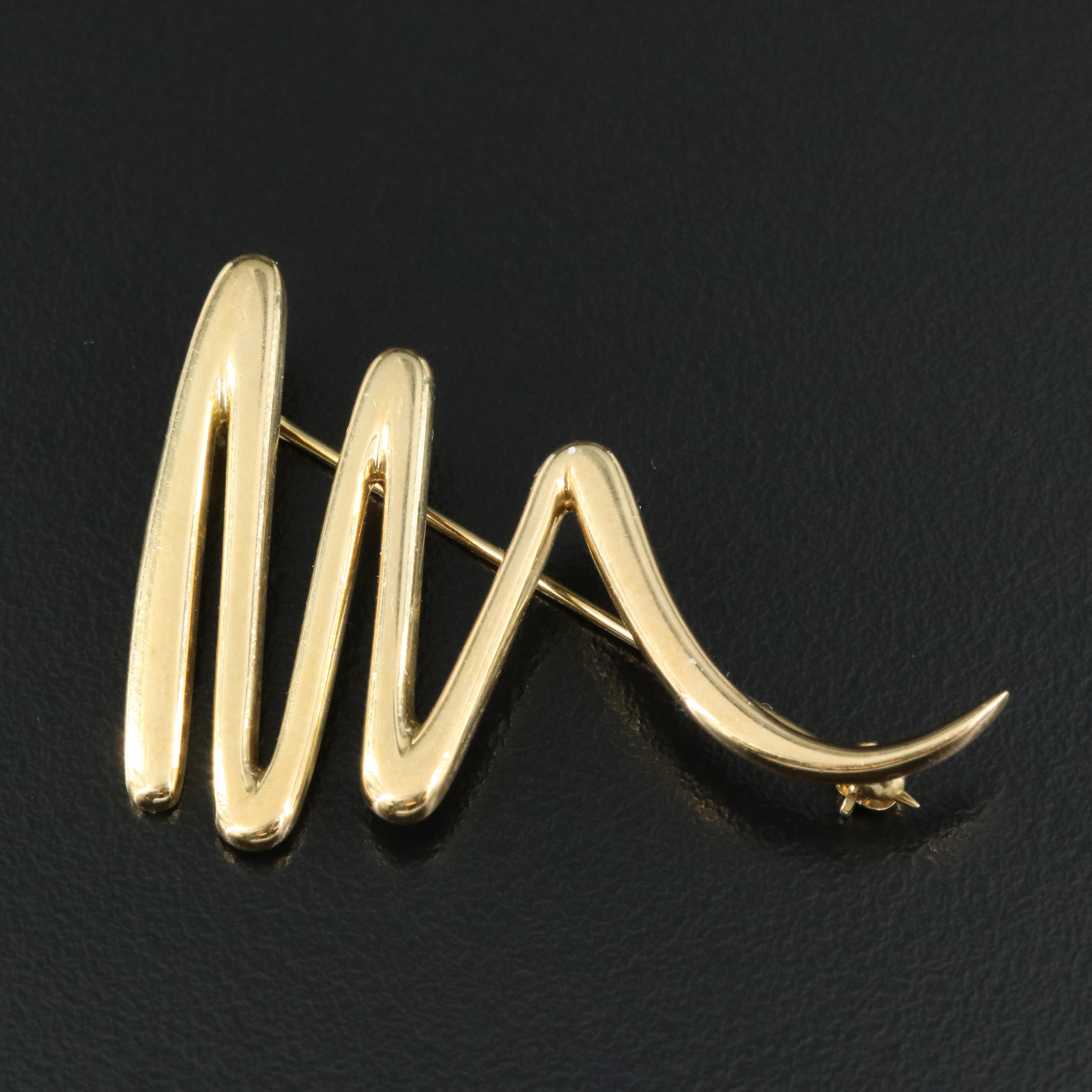 Paloma Picasso for Tiffany & Co. 18K Scribble Brooch