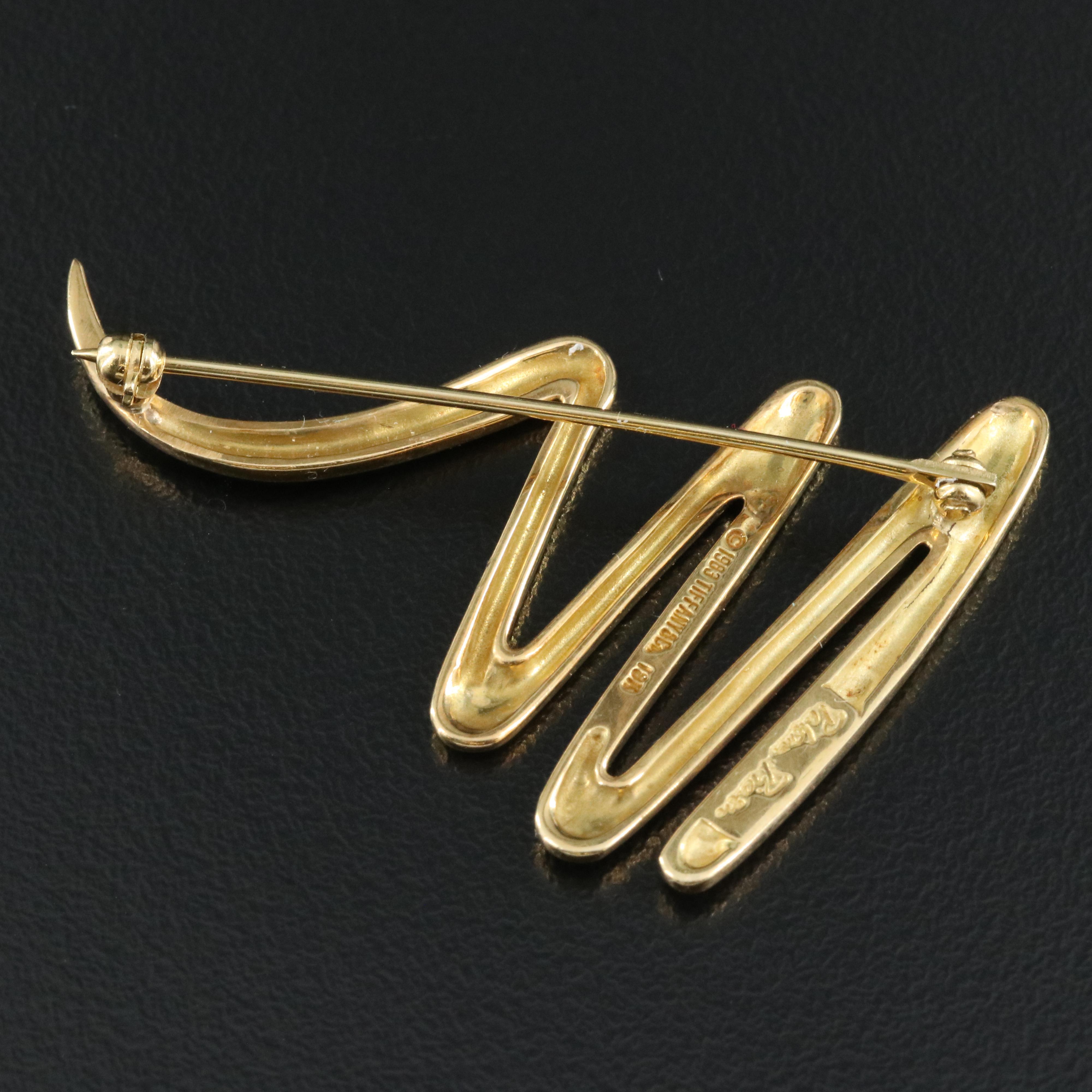 Paloma Picasso for Tiffany & Co. 18K Scribble Brooch