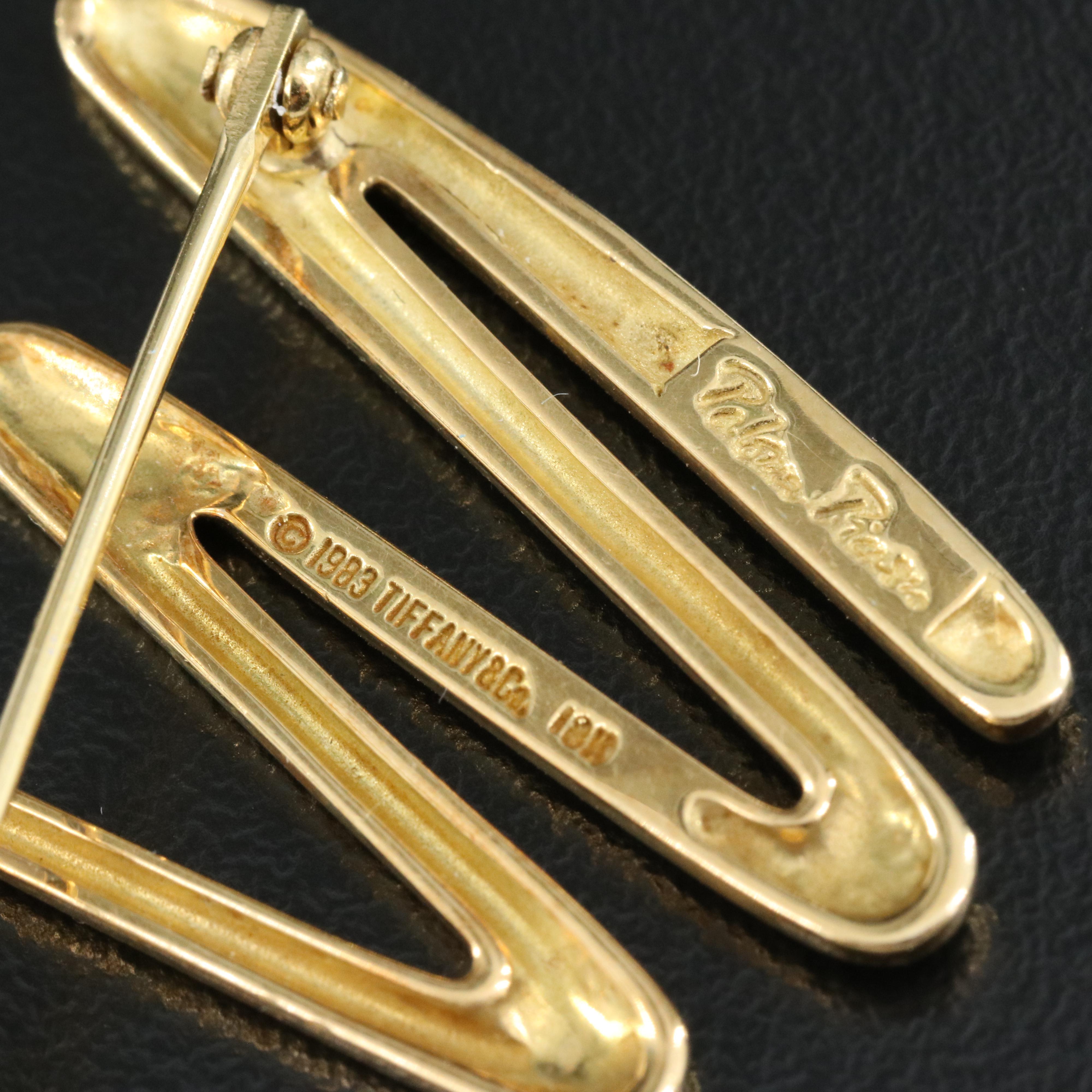 Paloma Picasso for Tiffany & Co. 18K Scribble Brooch