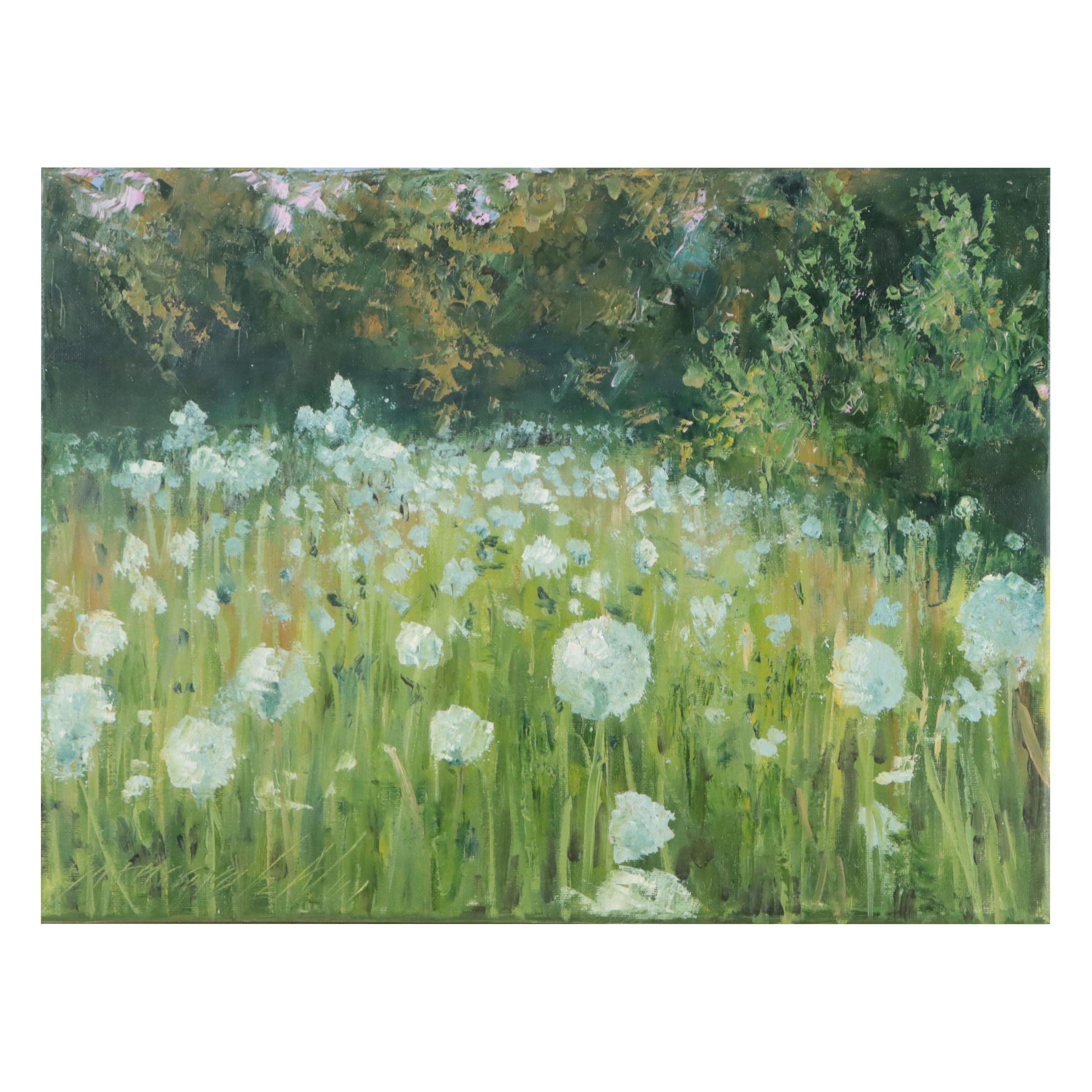 Garncarek Aleksander Oil Painting "Dmuchawce," 2023