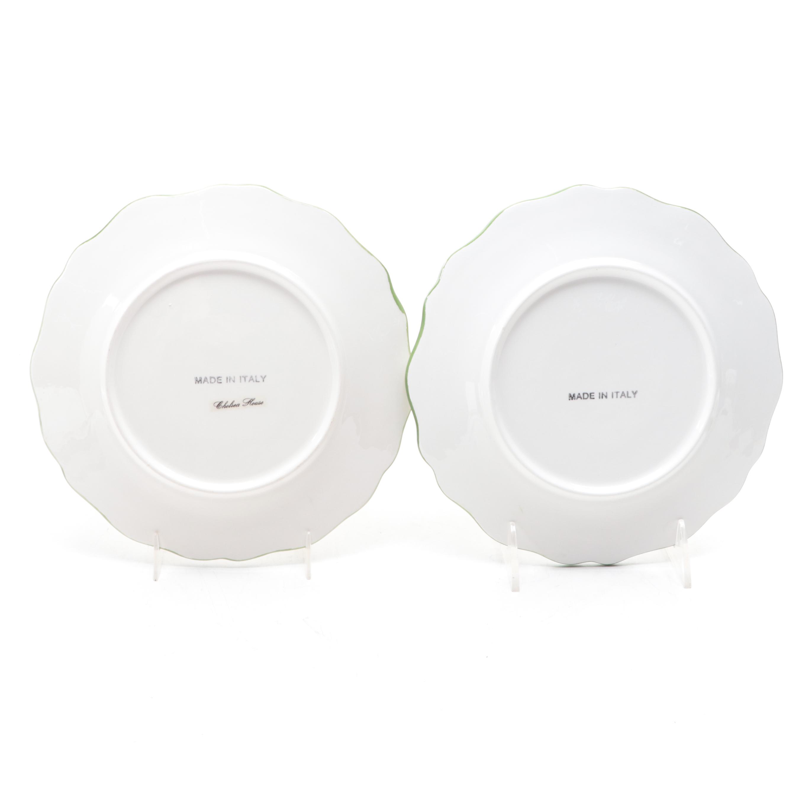 Chelsea House Italian Hand-Painted Plates