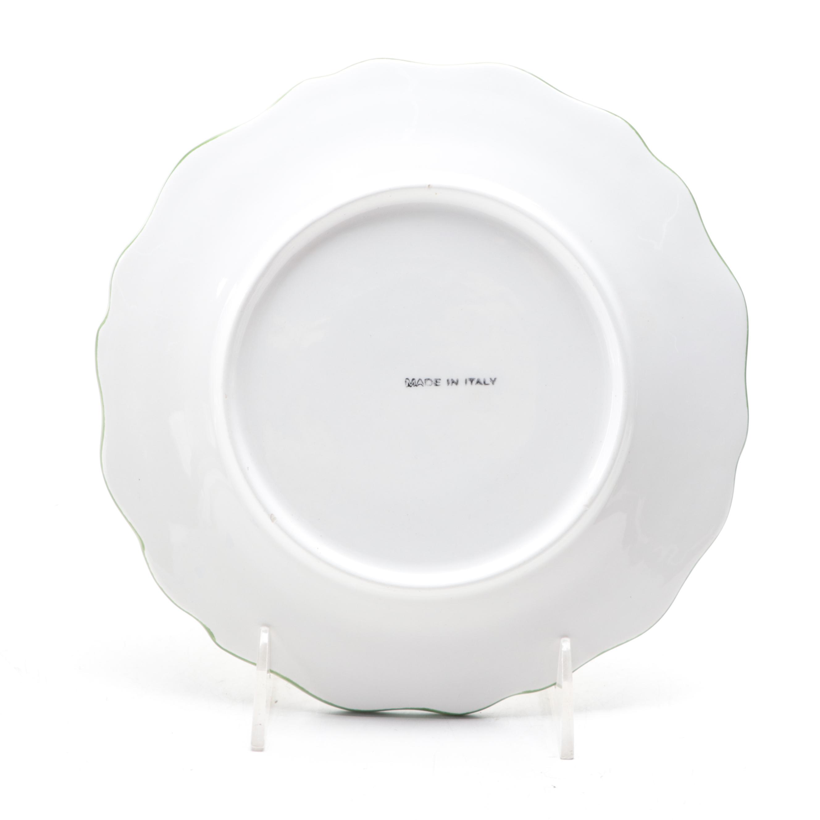 Chelsea House Italian Hand-Painted Plates