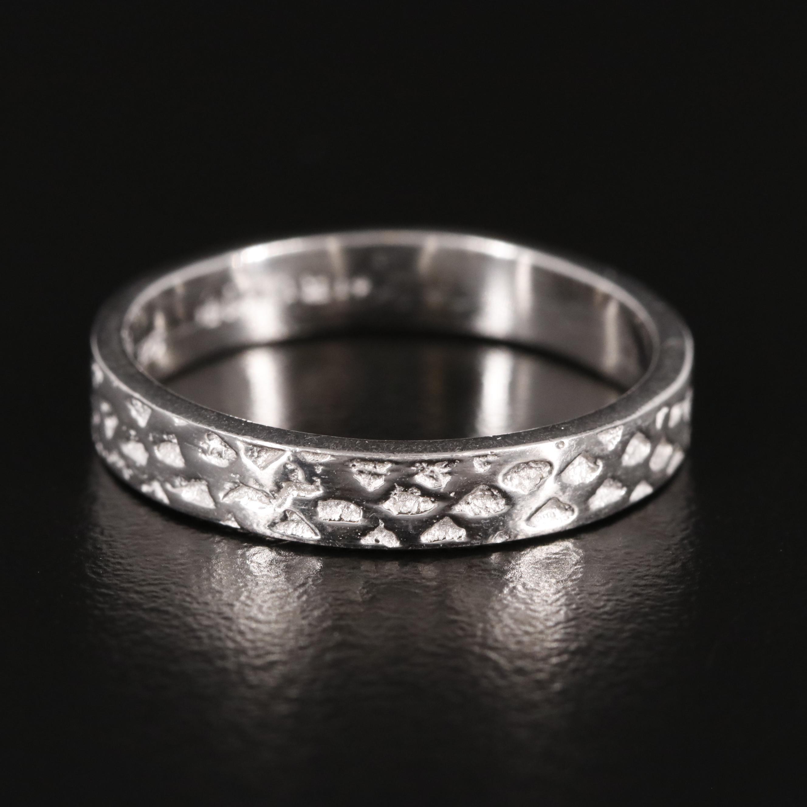 Sterling Textured Band Ring
