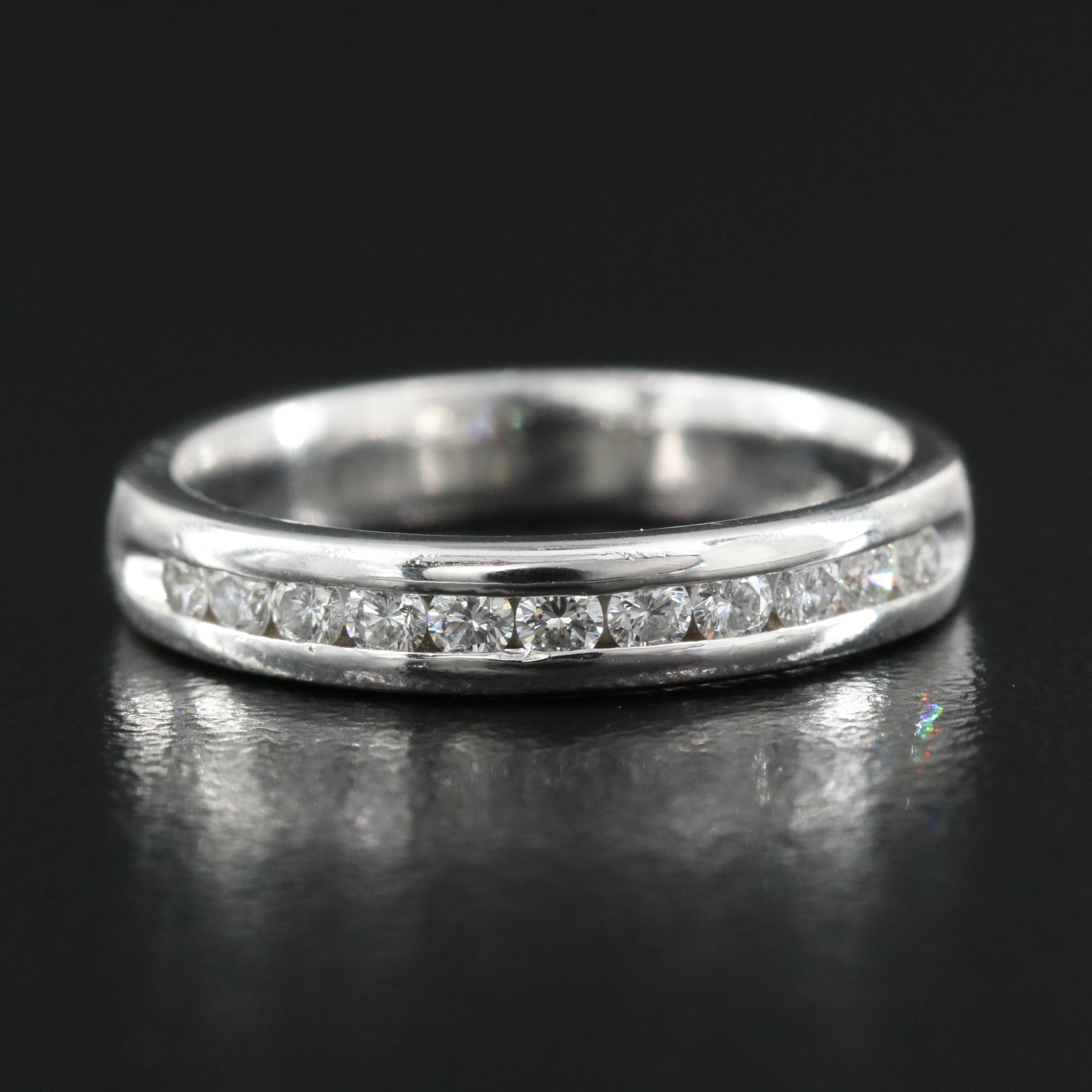 Platinum 0.30 CTW Diamond Band