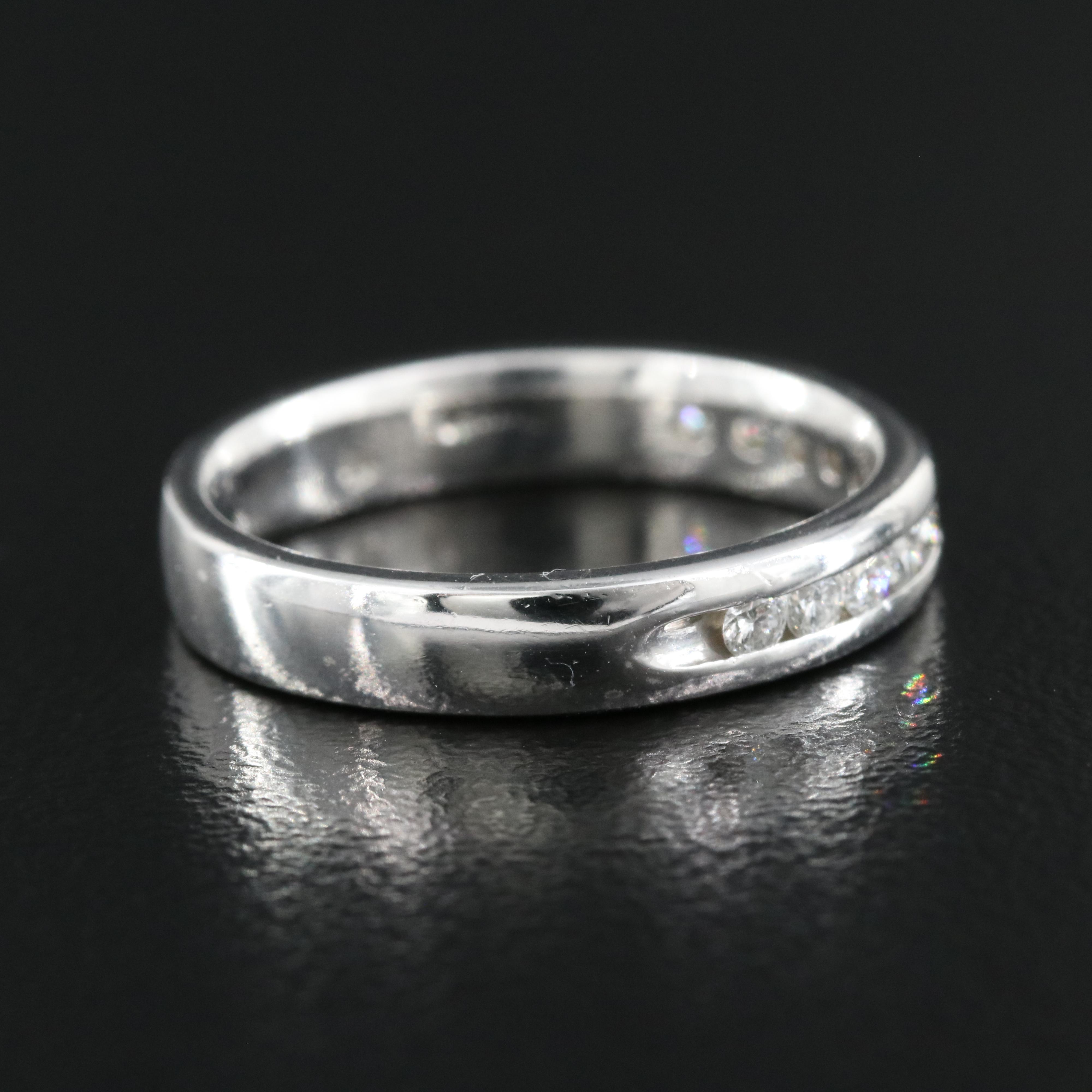 Platinum 0.30 CTW Diamond Band