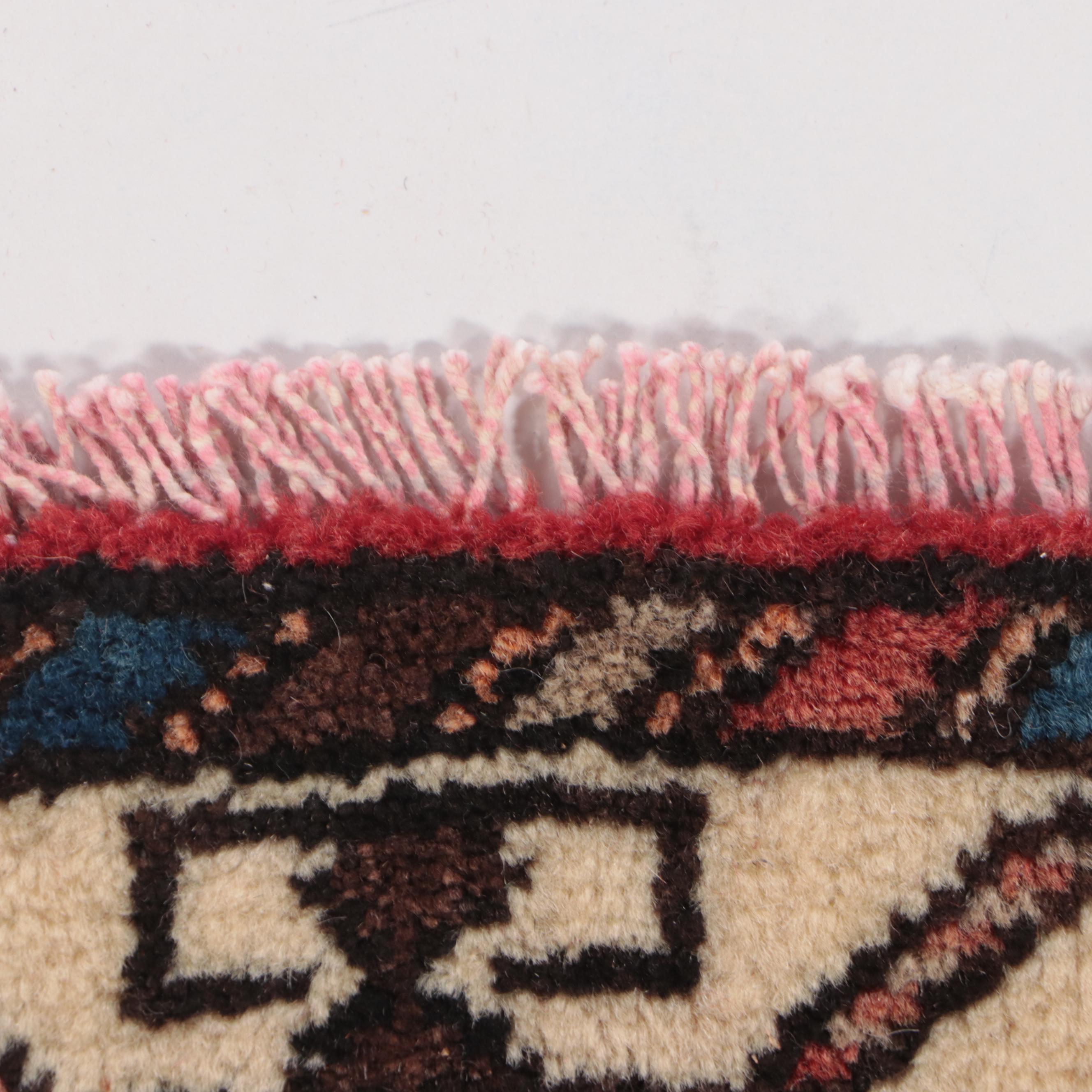 1'8 x 1'9 Hand-Knotted Northwest Persian Floor Mat