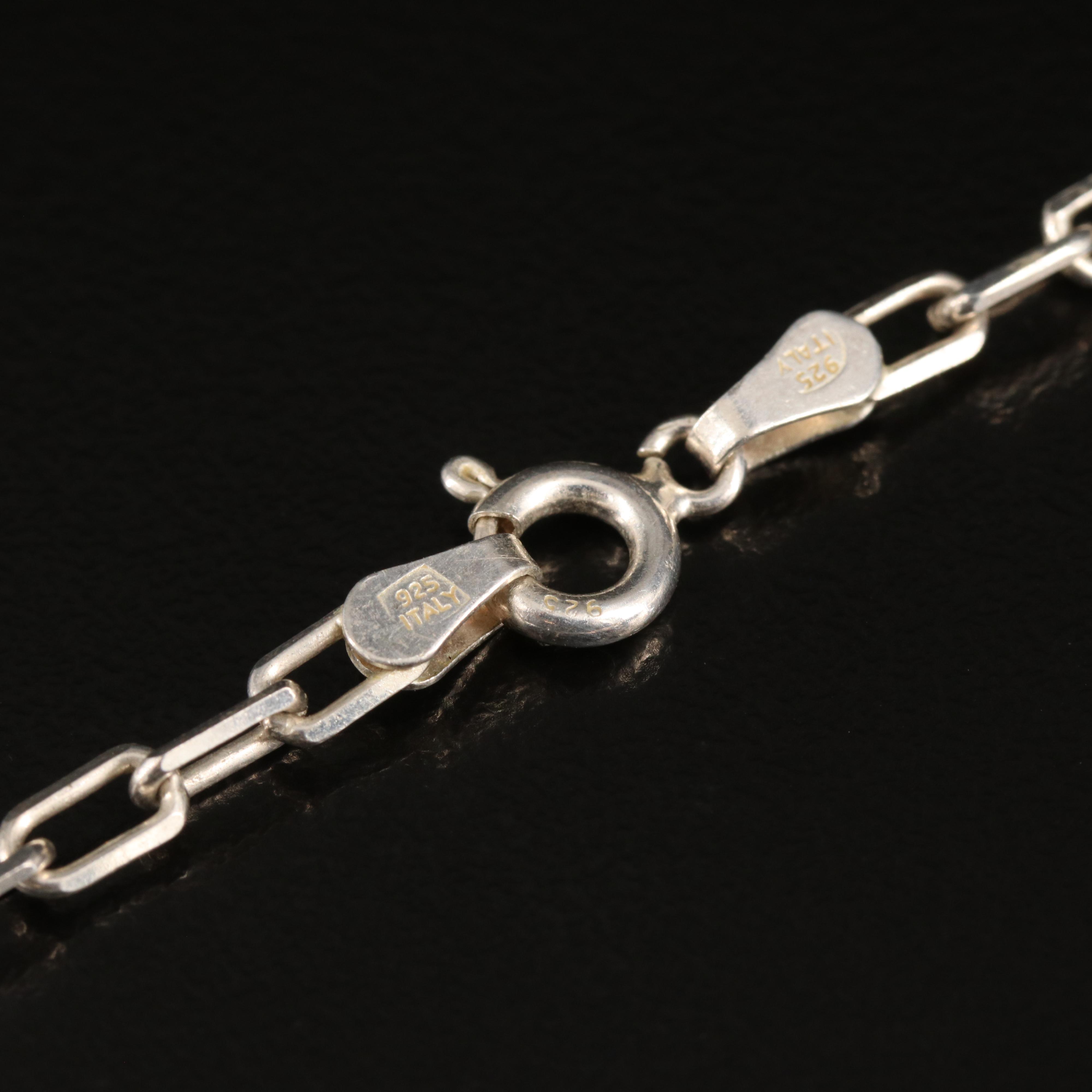 Sterling Turquoise Pendant Necklace