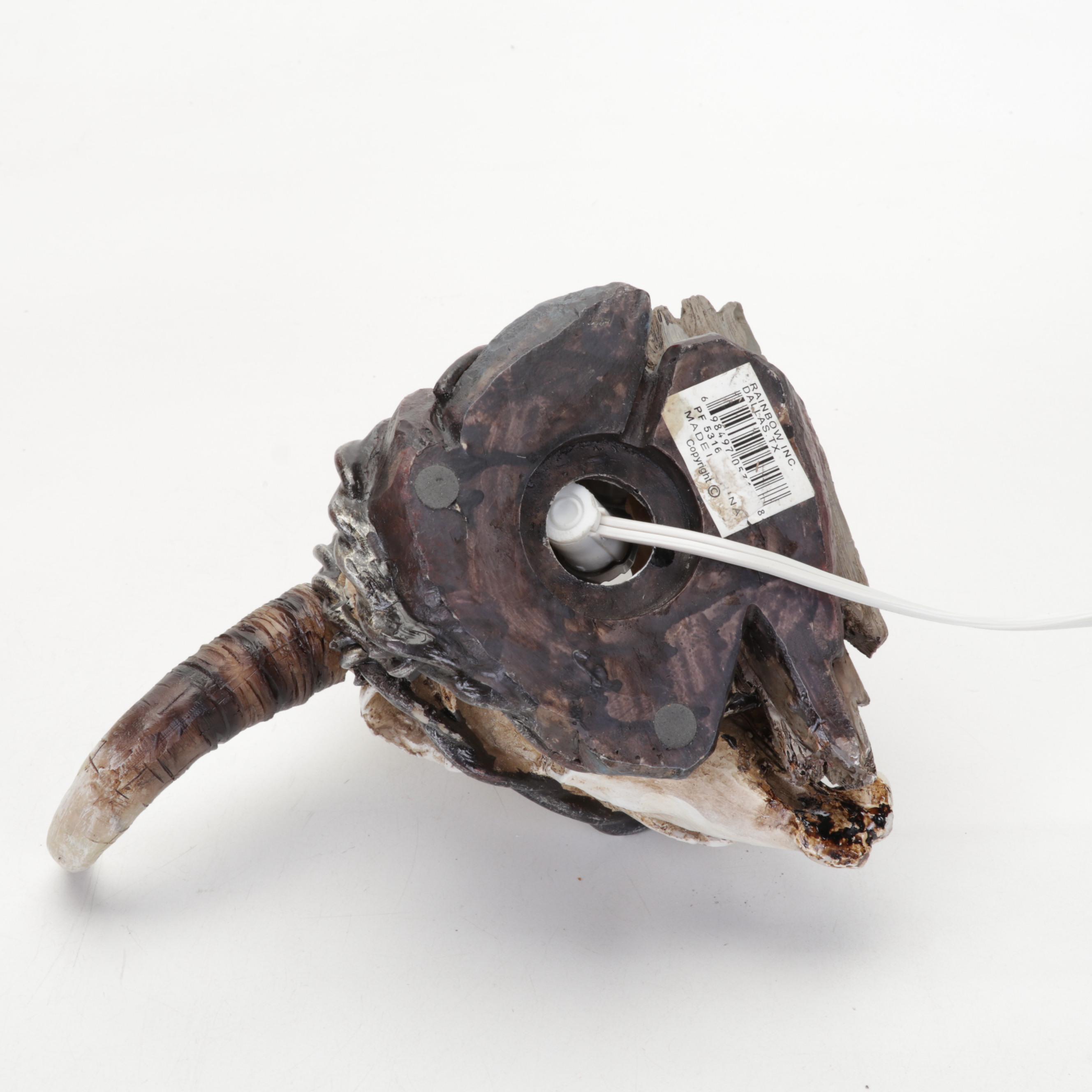 Southwestern Style Home Décor Including Bovine Skull Sculptures and More