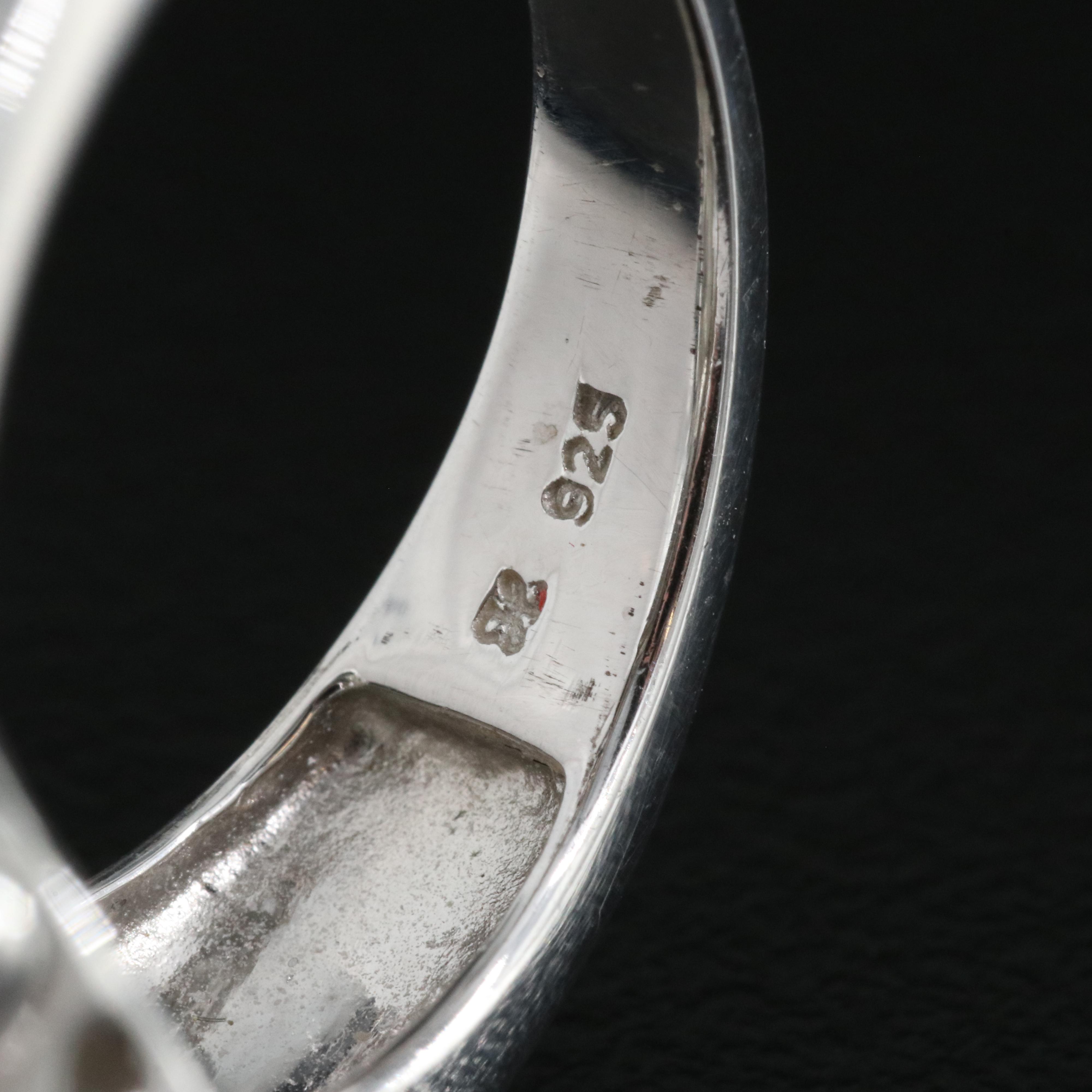 Sterling Rings Including Honora, Pearl, Emerald and Diamond