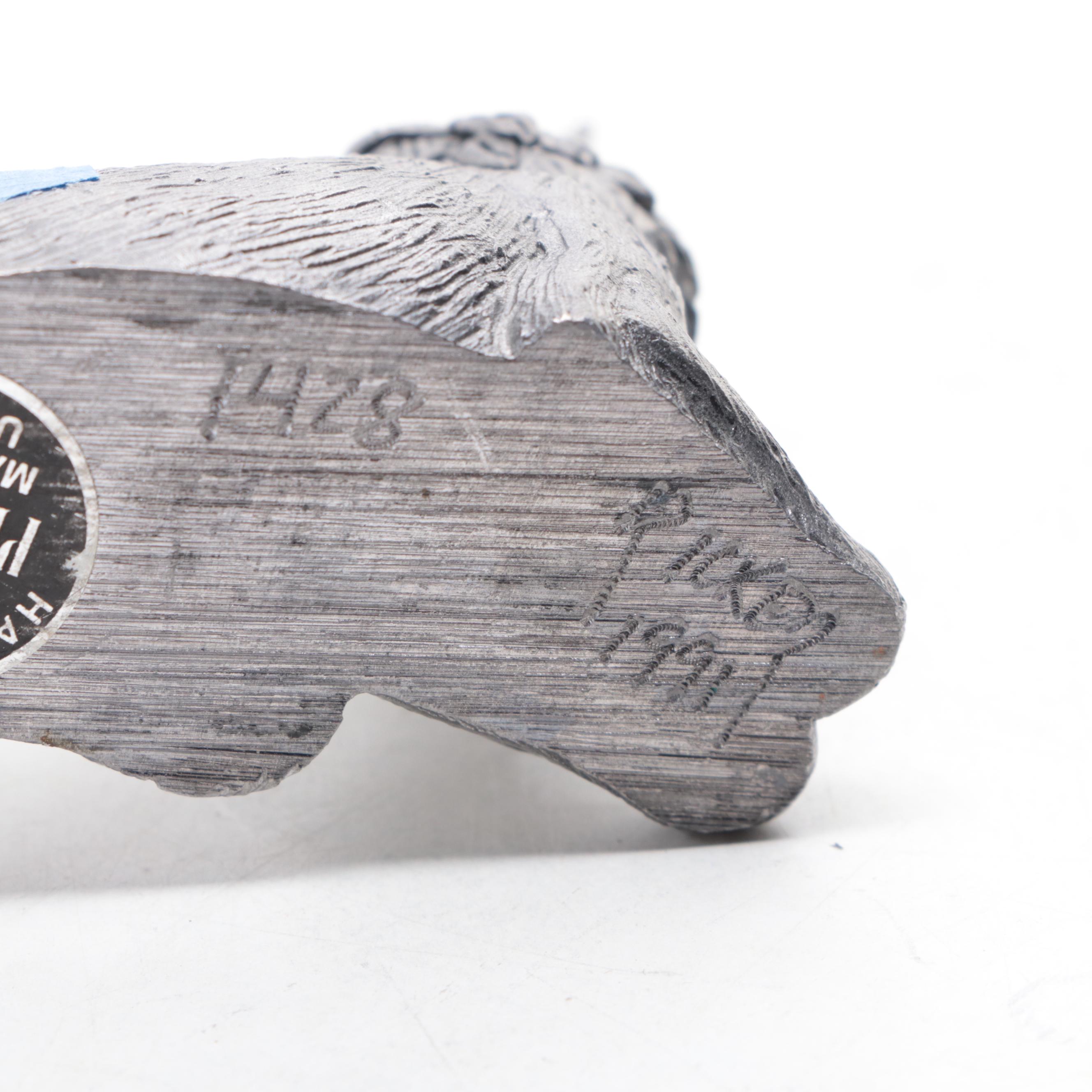 Michael A. Ricker Pewter Figurines "Elizabeth", "Mickey", and "Bo Bo and Tyler"