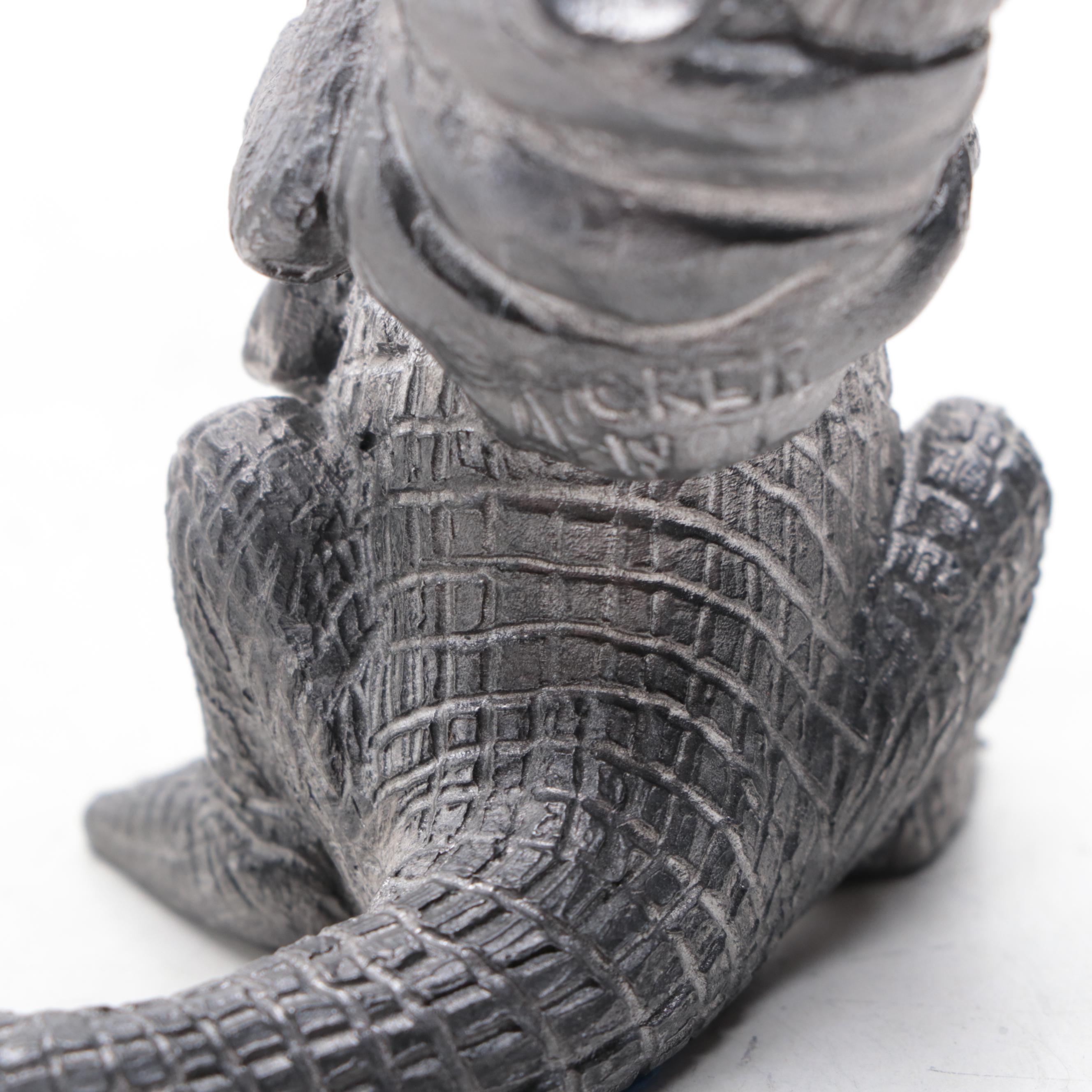 Michael A. Ricker Pewter Figurines "Elizabeth", "Mickey", and "Bo Bo and Tyler"