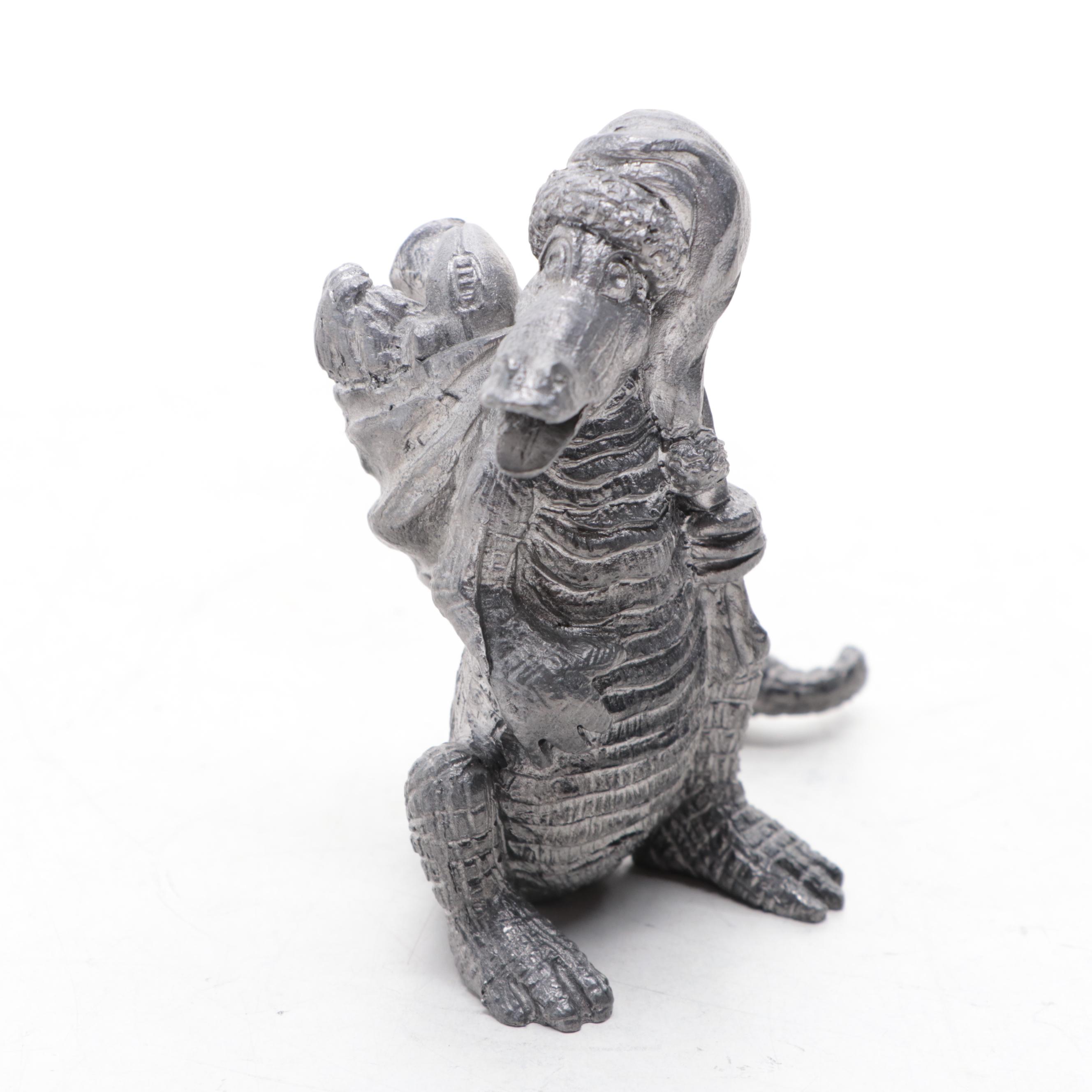 Michael A. Ricker Pewter Figurines "Elizabeth", "Mickey", and "Bo Bo and Tyler"