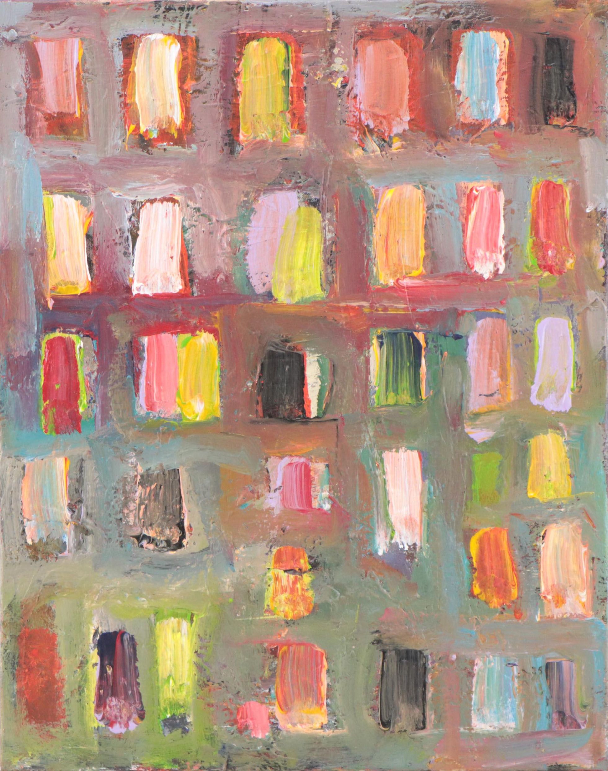 Leif Janek Abstract Acrylic Painting, 21st Century