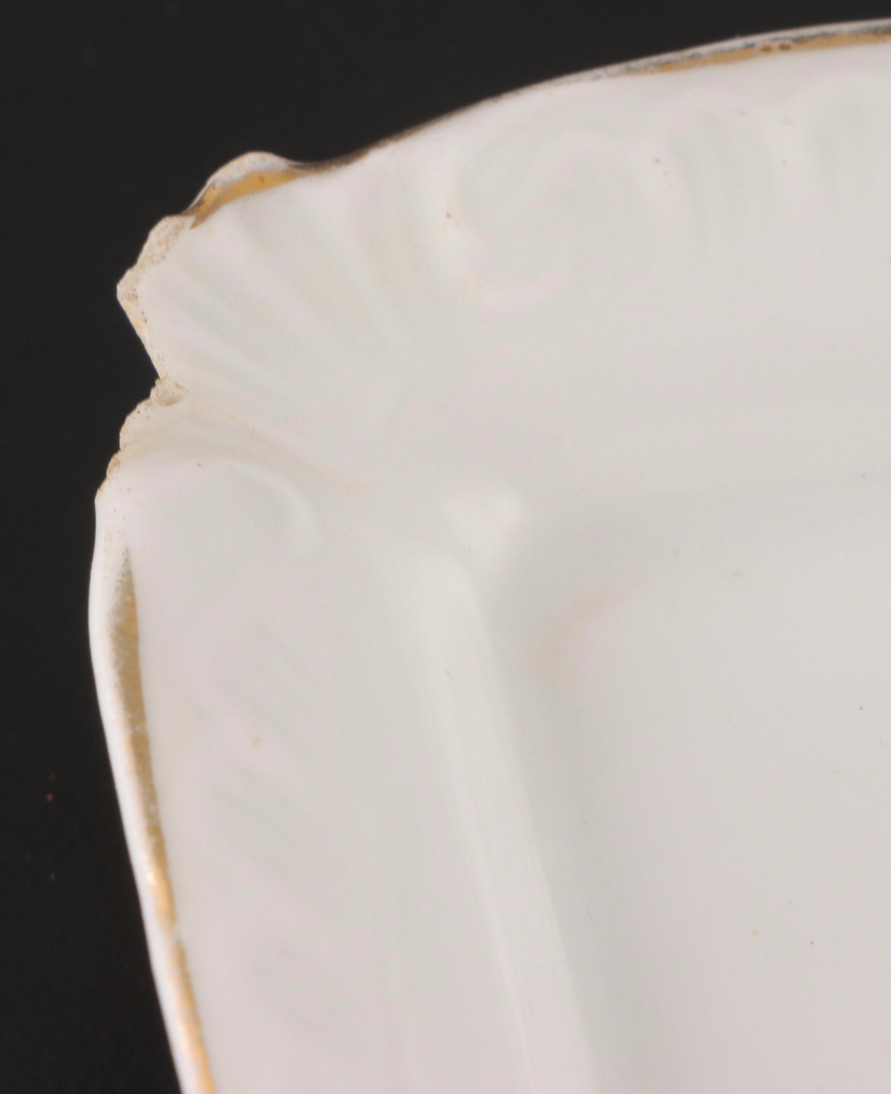 Gilt Porcelain Cheese Keeper with Other Home Décor