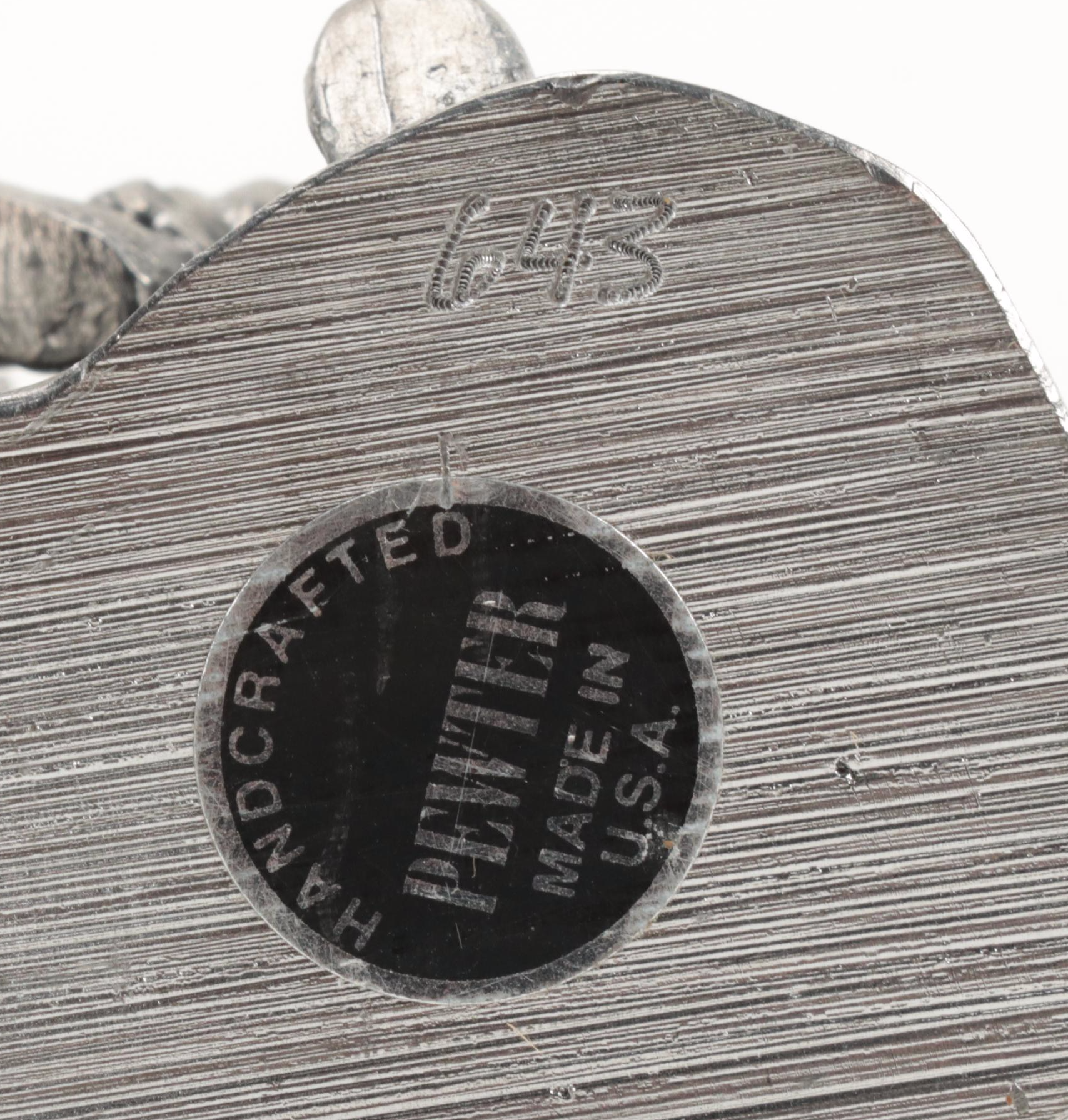 Michael A. Ricker Pewter Figurines "Marjorie", "Gary", and "Wendi"