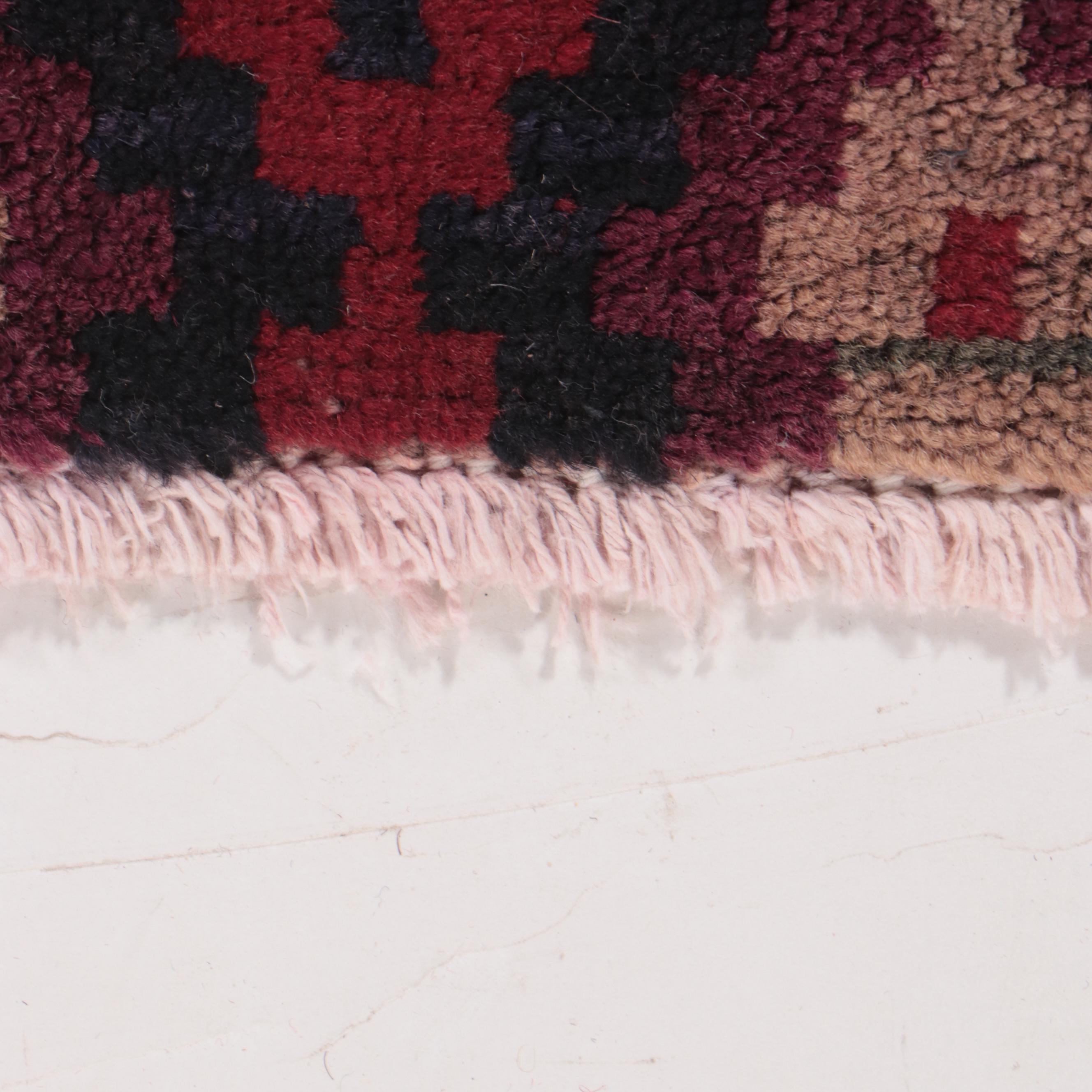 1'10 x 2'10 Hand-Knotted Persian Baluch Remnant Accent Rug