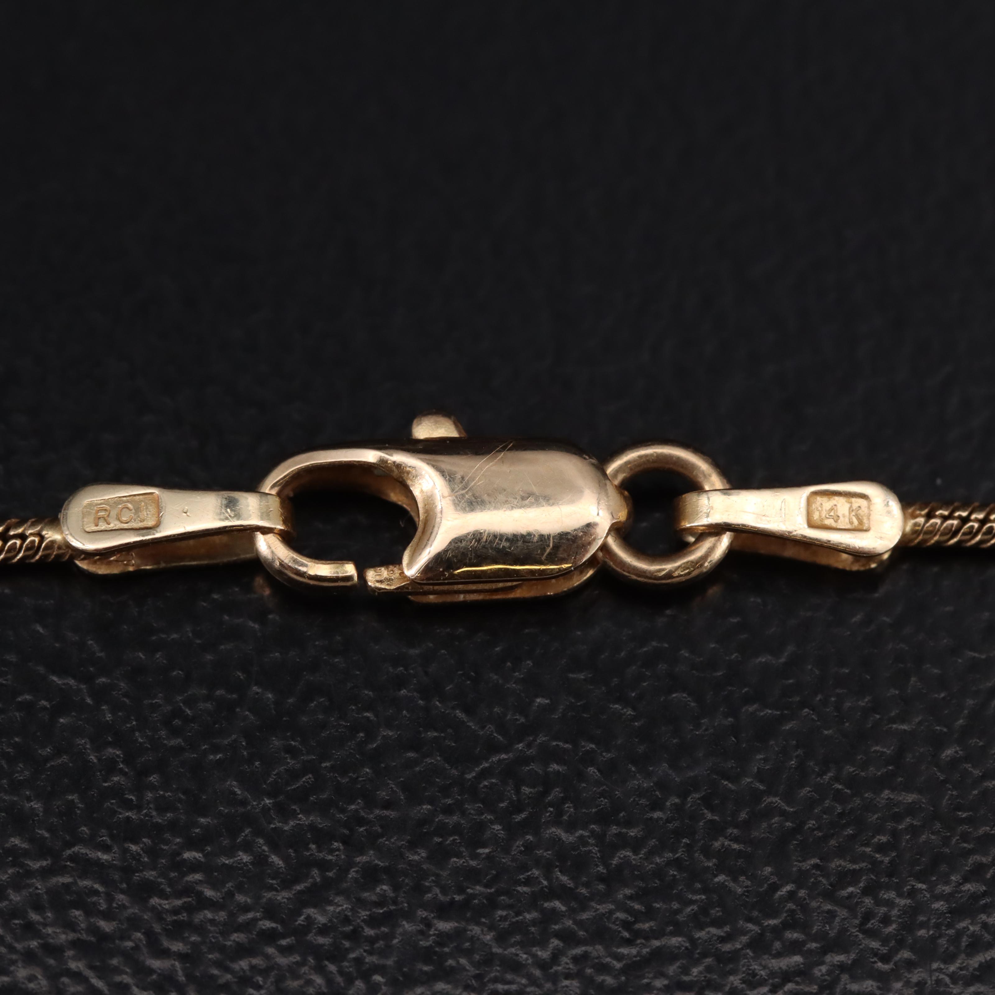 14K Diamond and Emerald Crab Pendant Necklace