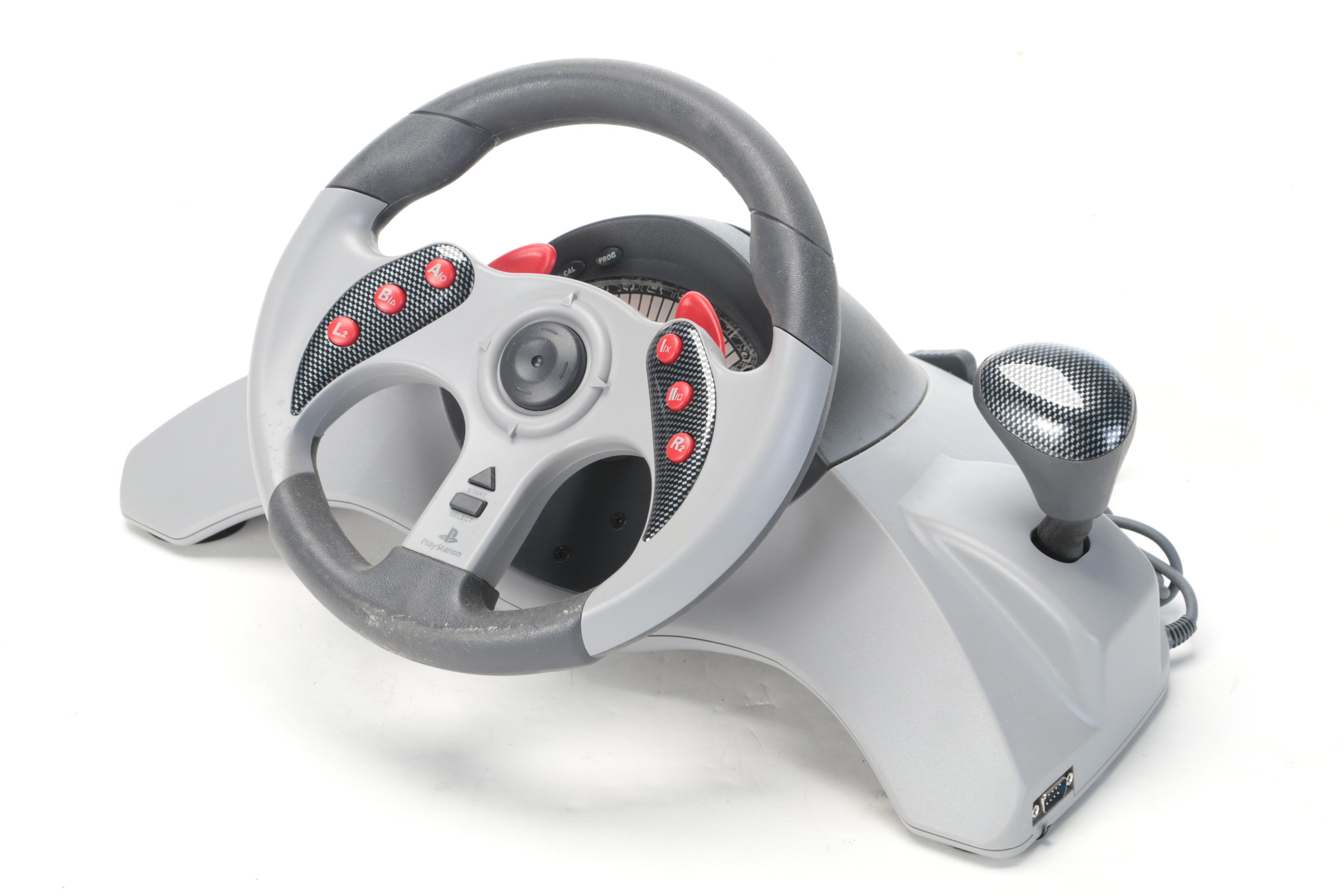 Playstation Mad City 2 Race Car Console With Logitech Wingman Controller