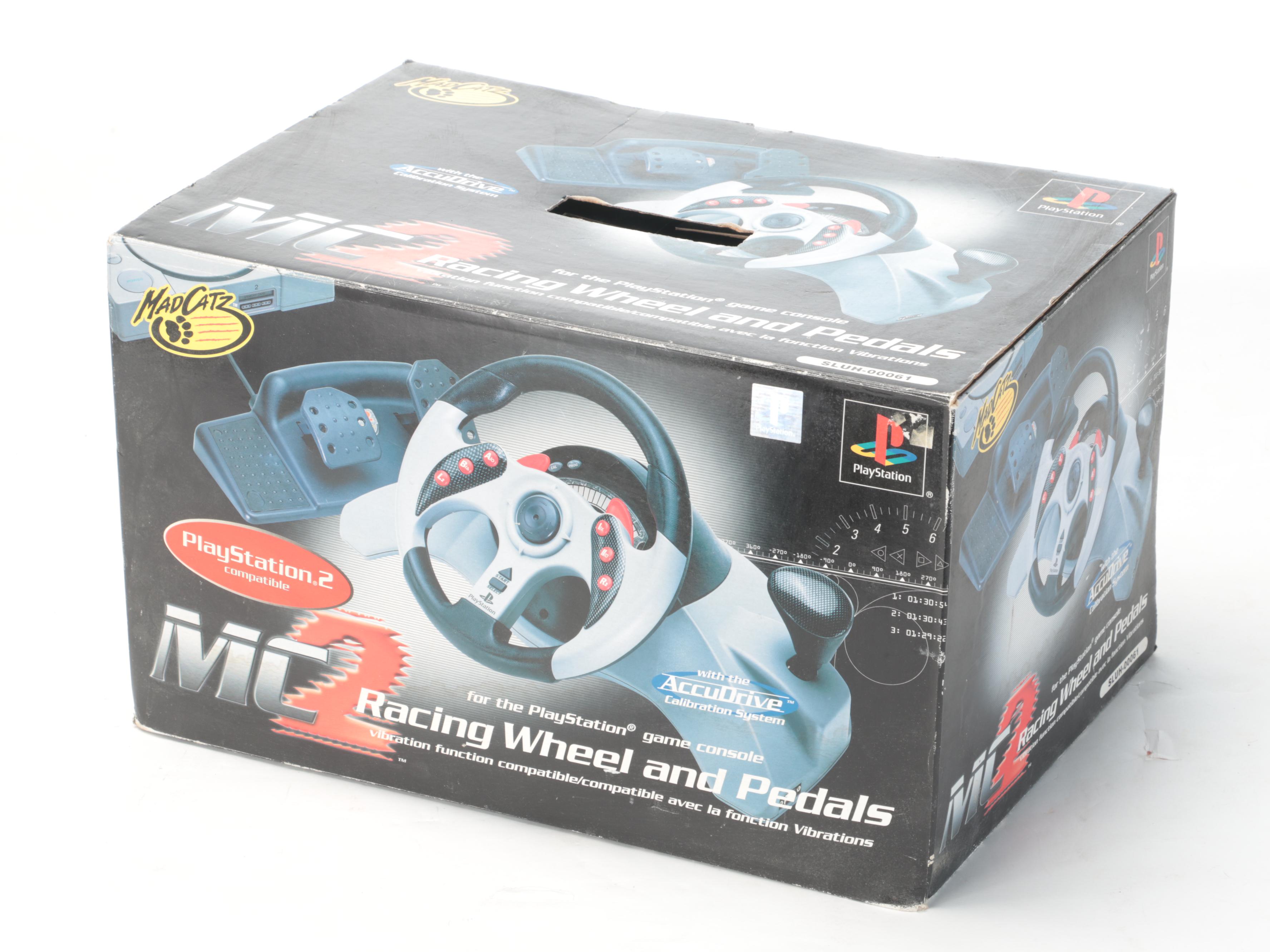 Playstation Mad City 2 Race Car Console With Logitech Wingman Controller