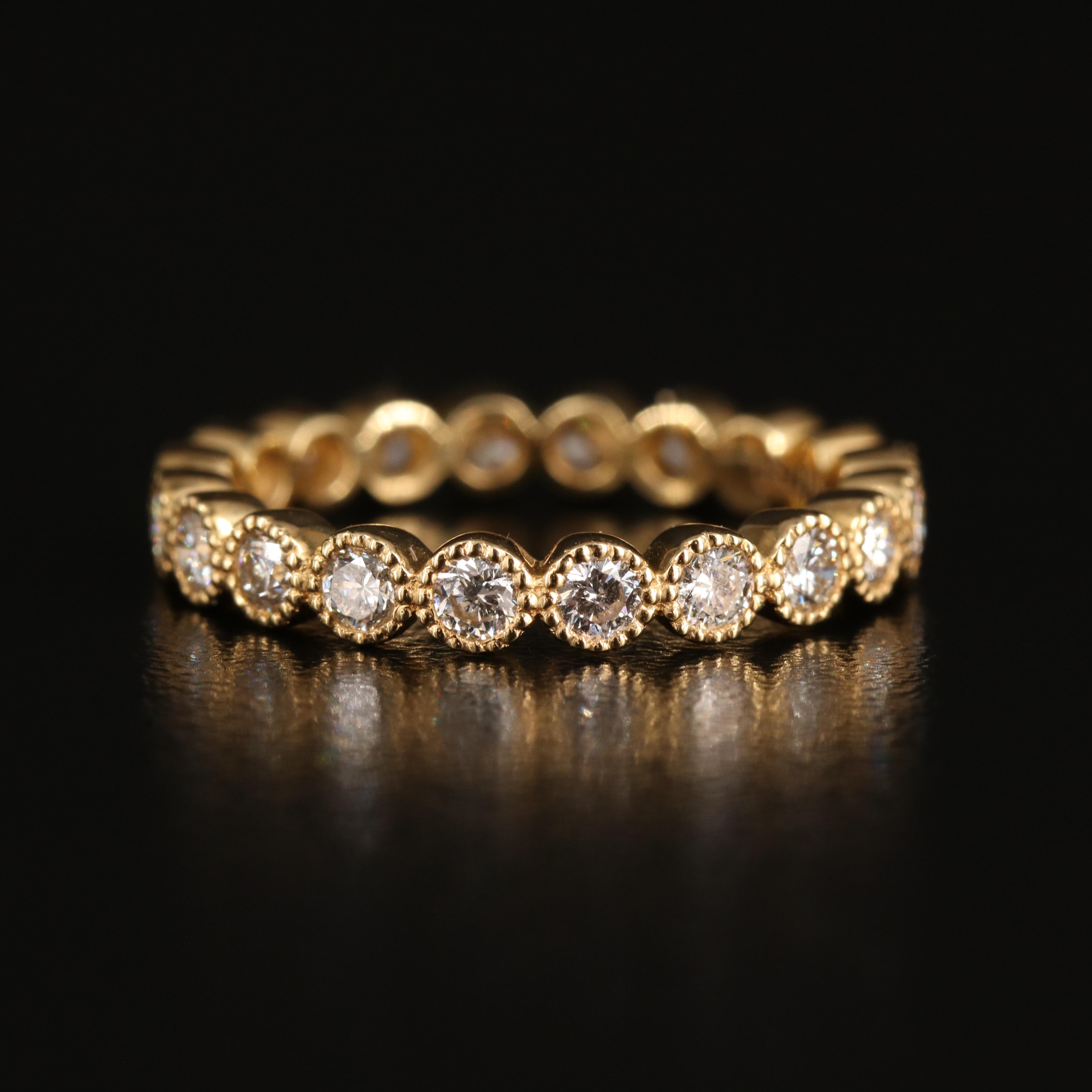 18K 0.86 CTW Diamond Eternity Band