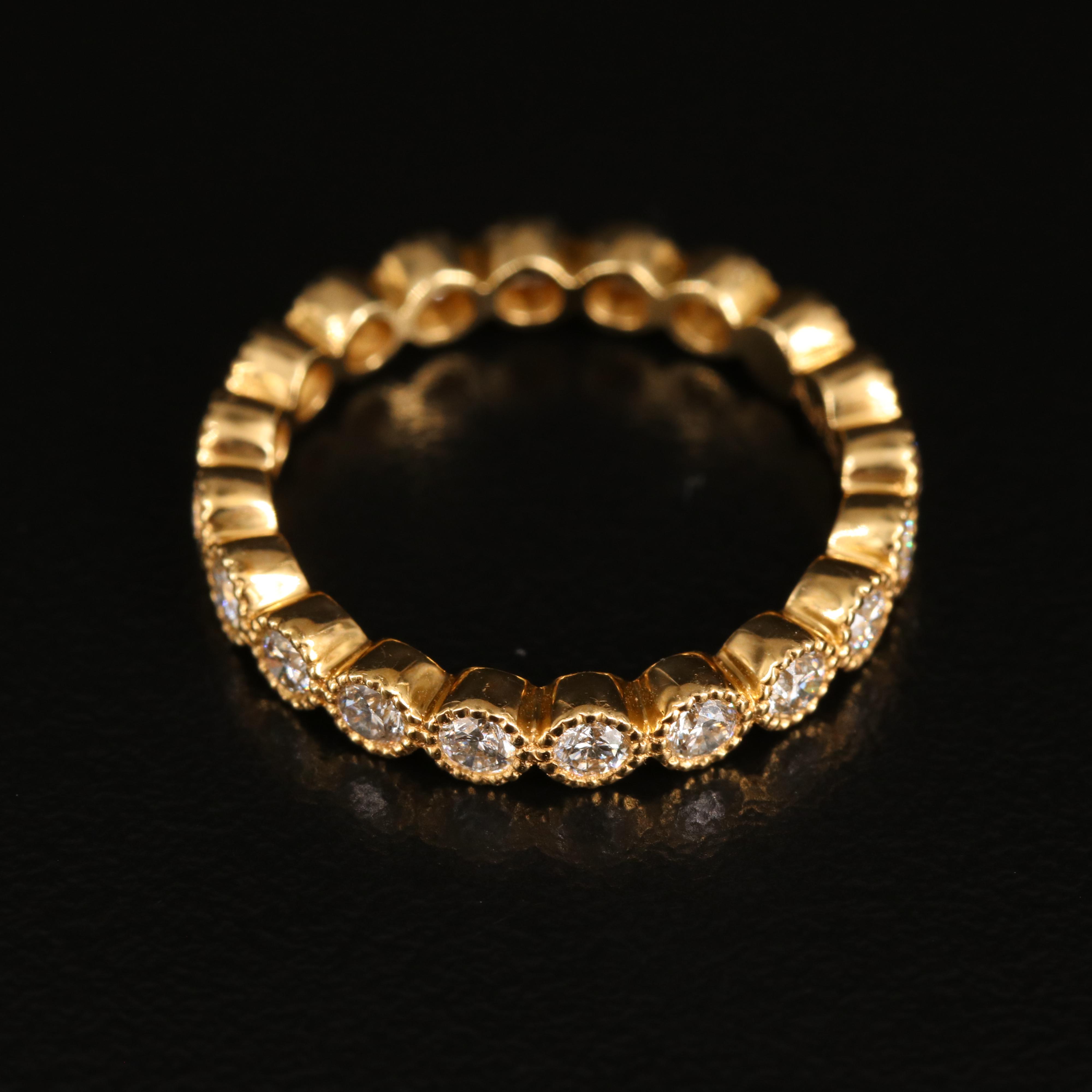 18K 0.86 CTW Diamond Eternity Band