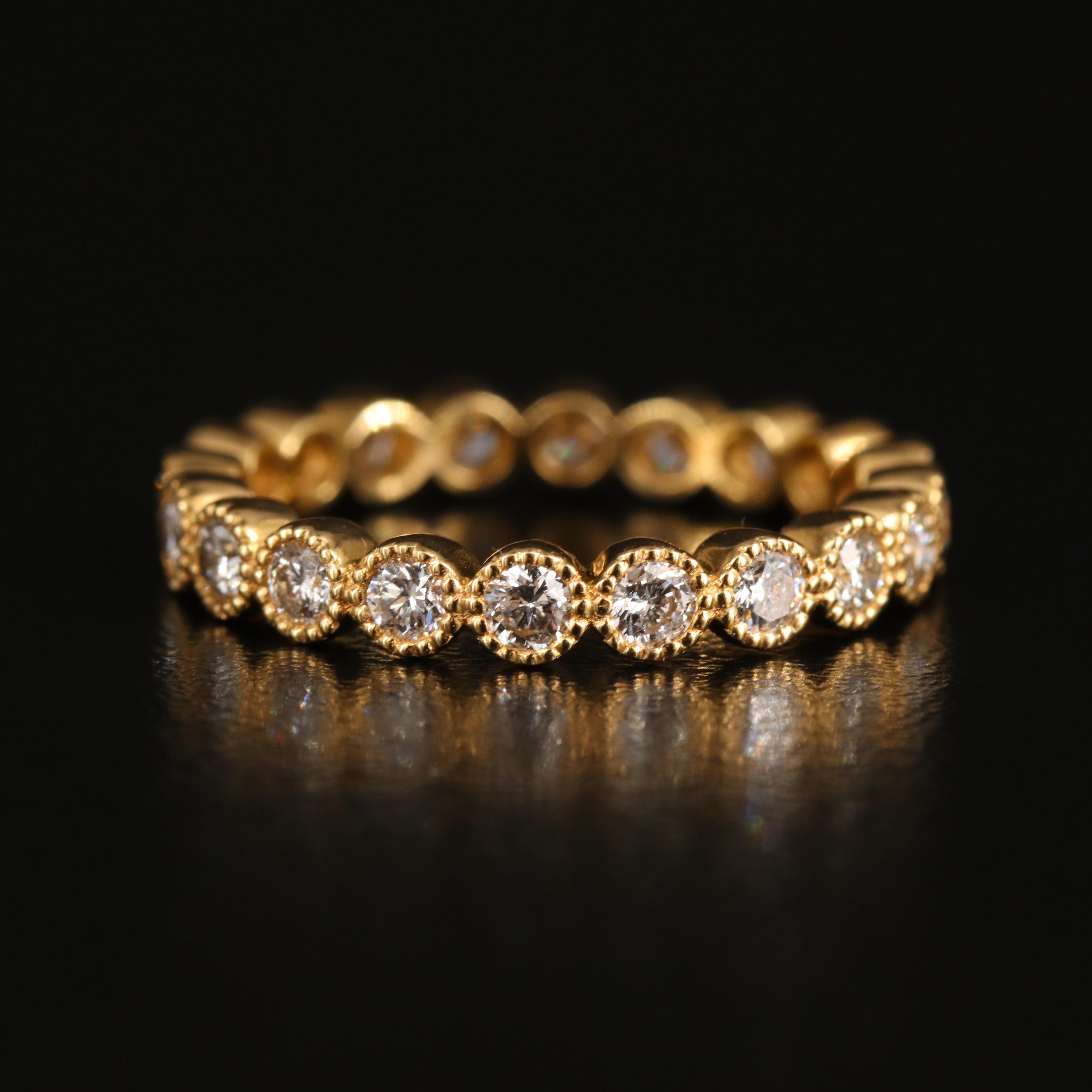 18K 0.86 CTW Diamond Eternity Band