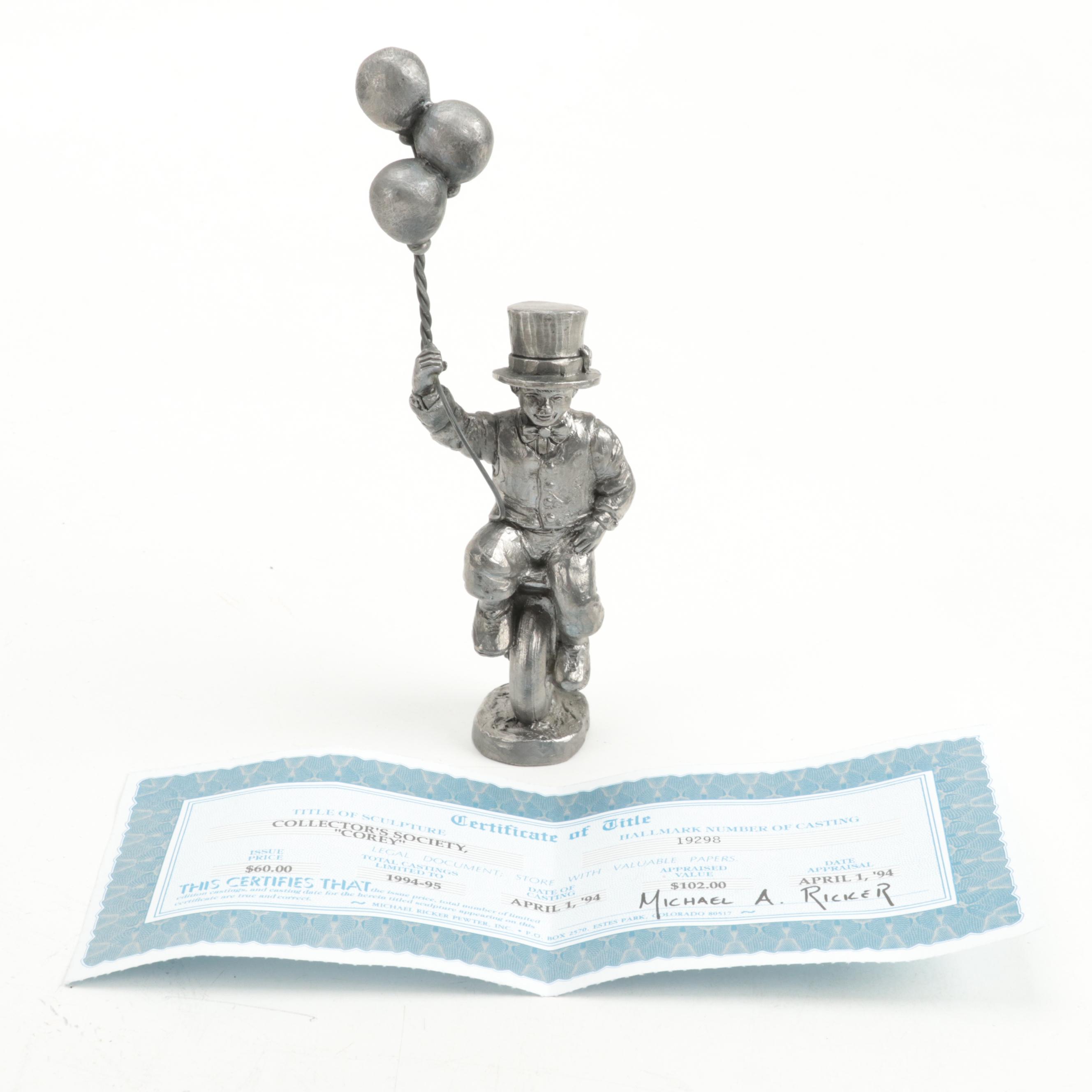 Michael A. Ricker Pewter Figurines