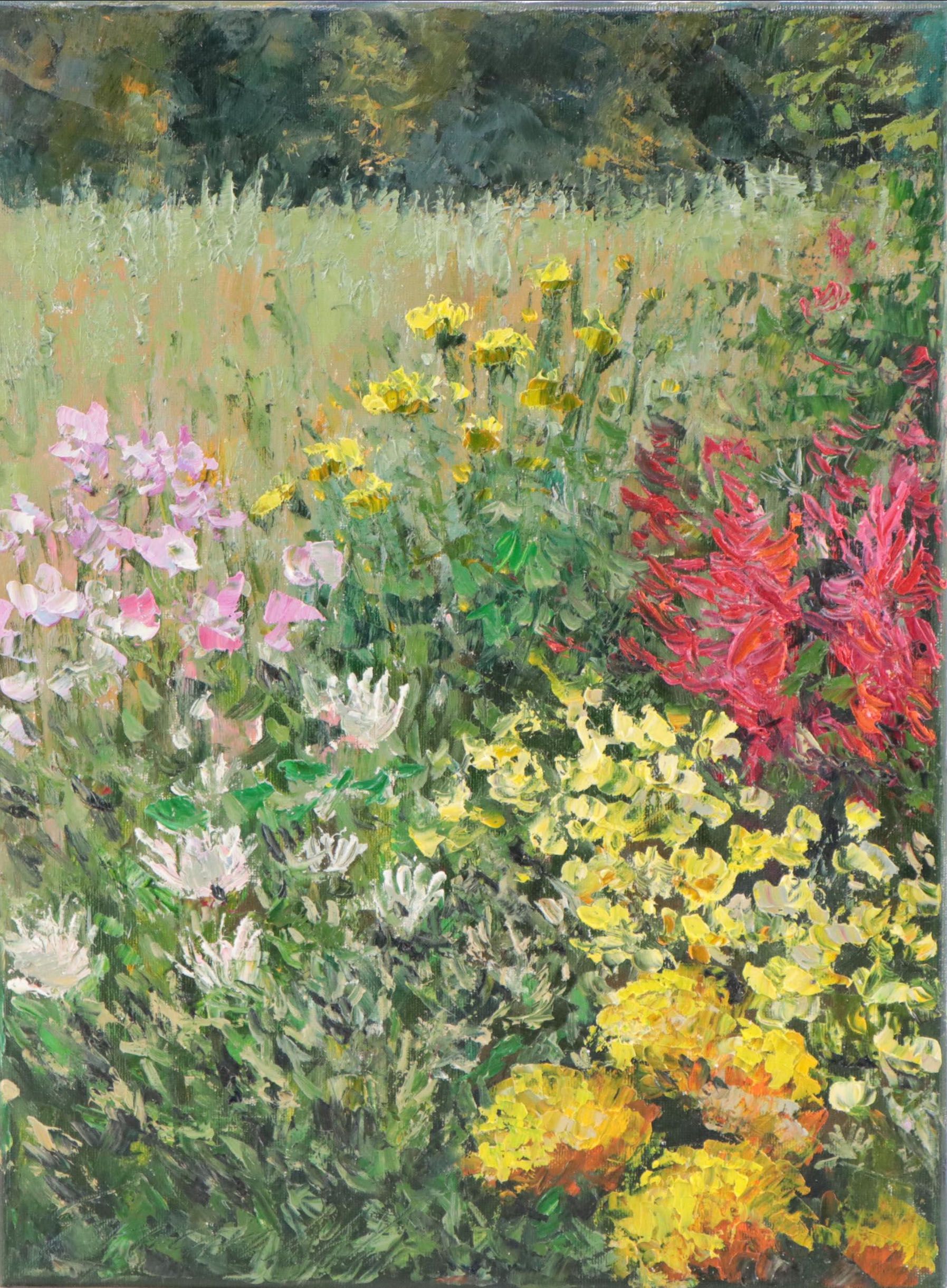 Garncarek Aleksander Oil Painting "Kwietny," 2023