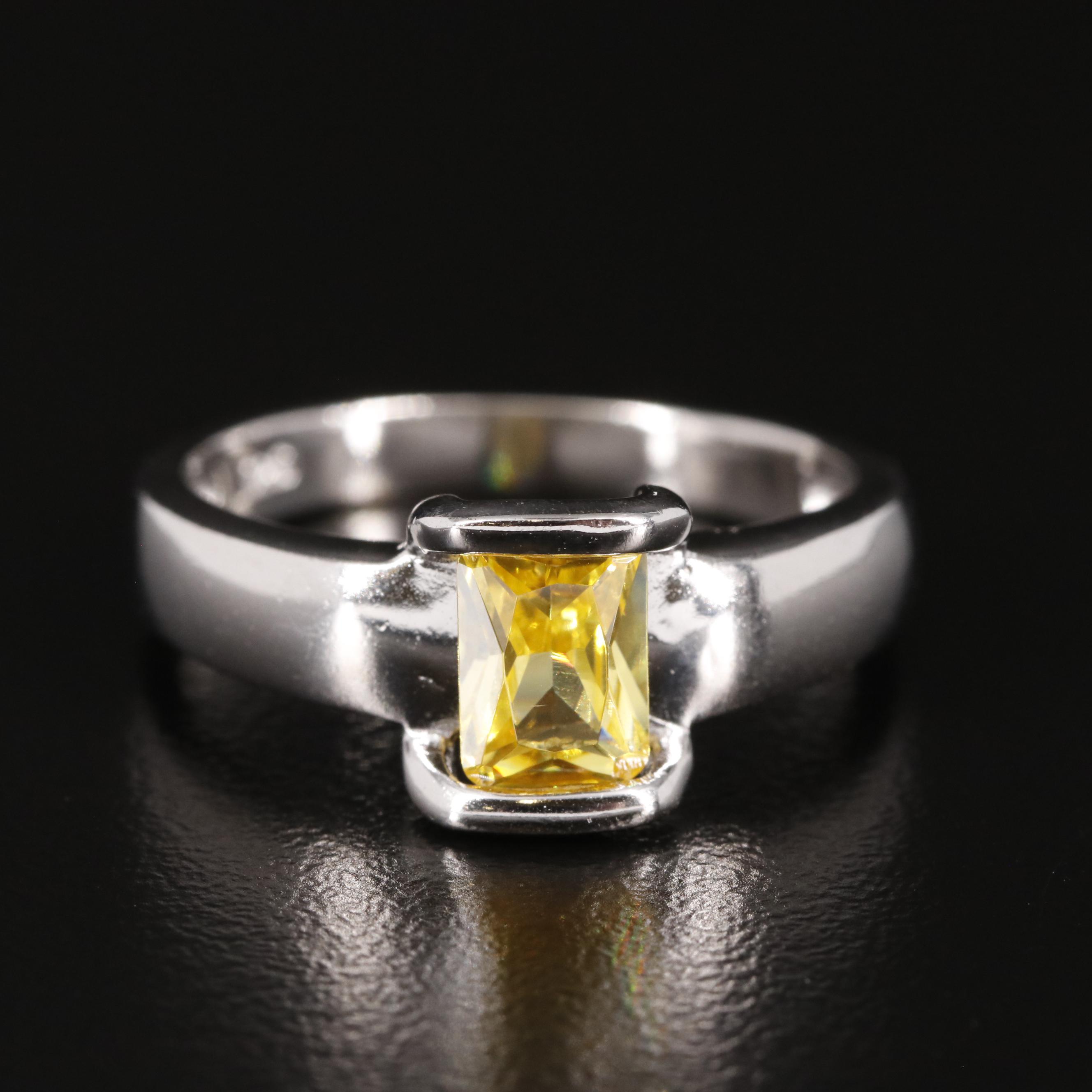 Sterling Cubic Zirconia Ring