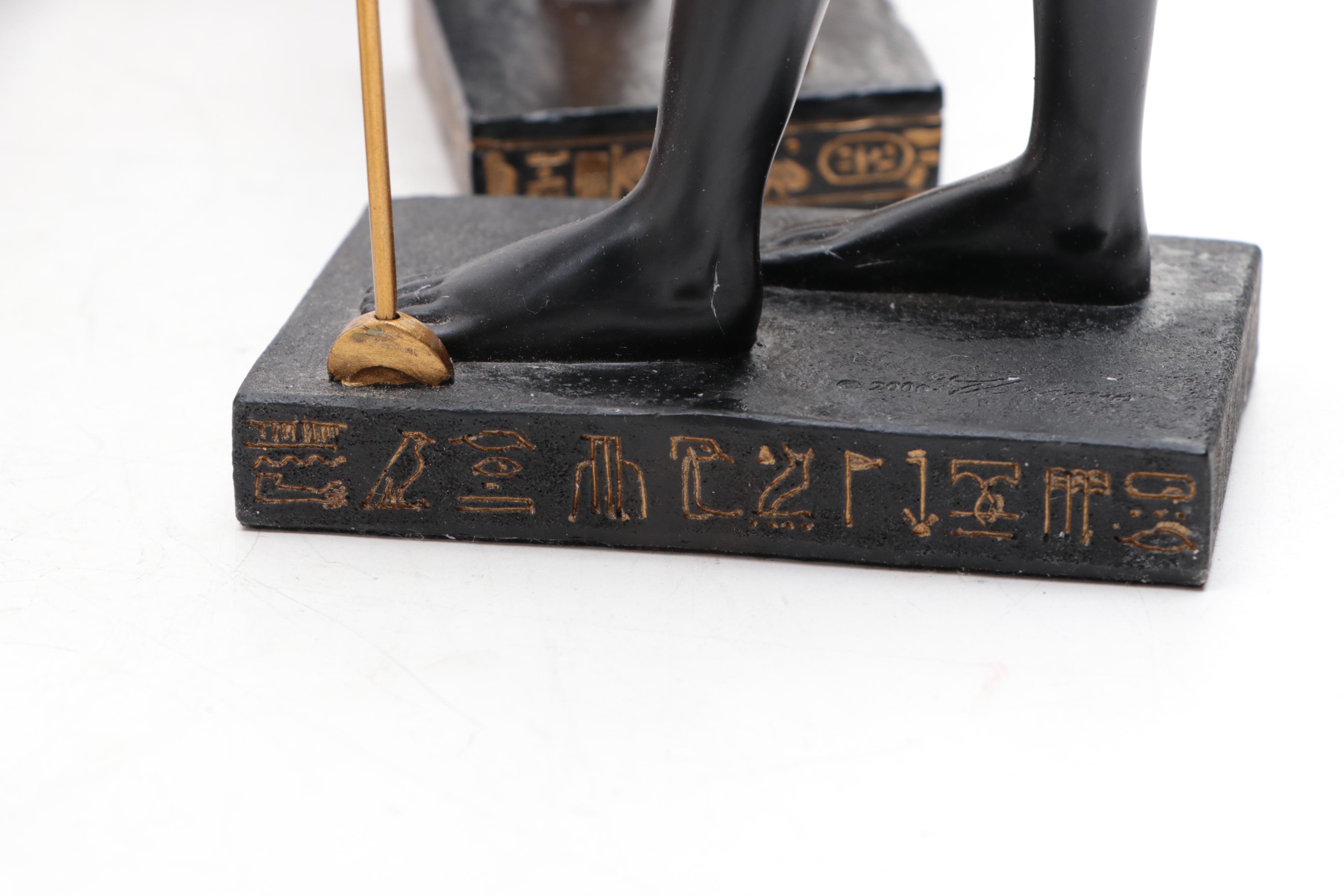 Summit Collection, Other Resin Egyptian Deity Figures With Anubis, Ra, Isis
