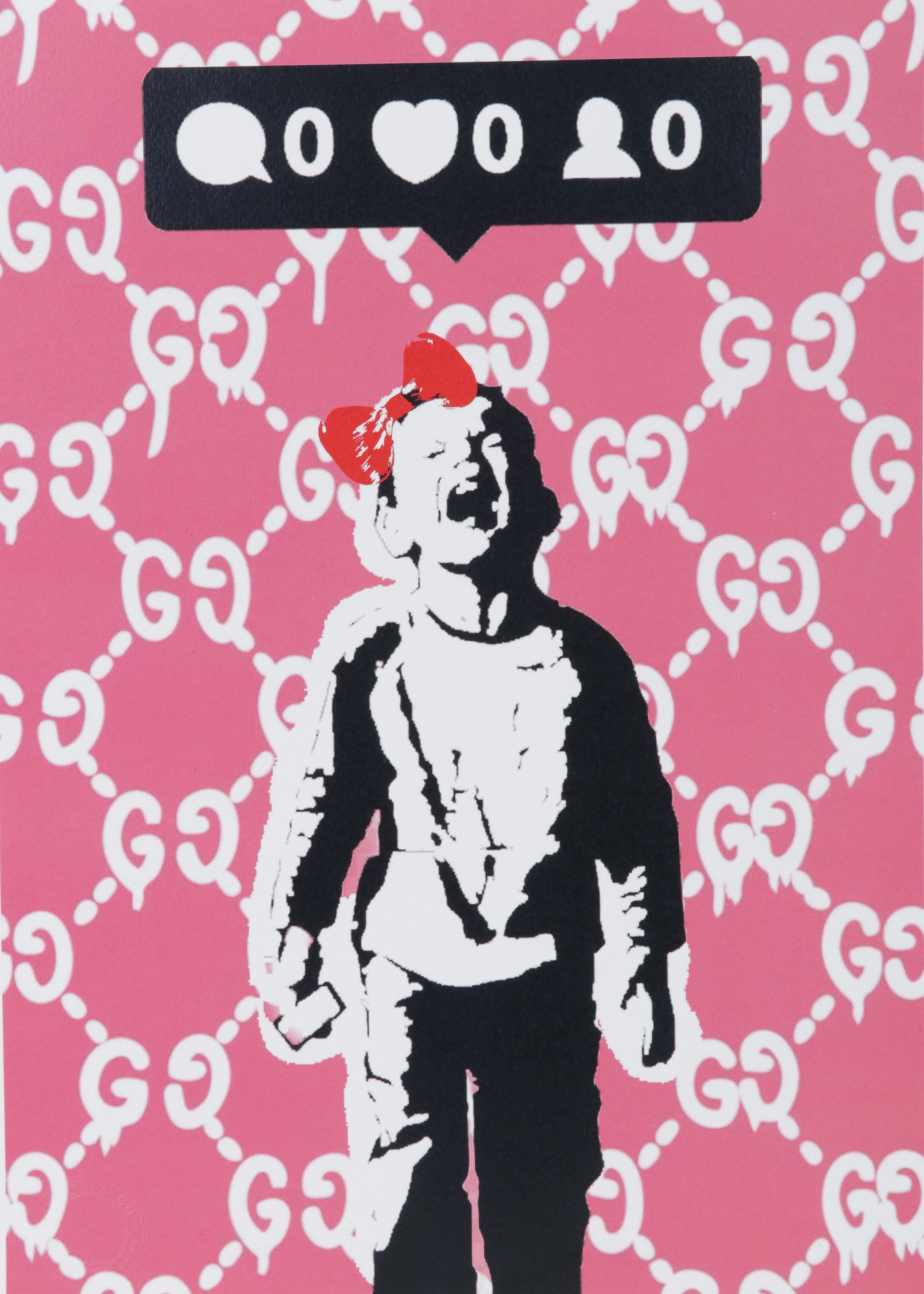 Death NYC Pop Art Graphic Print Featuring Gucci, 2022