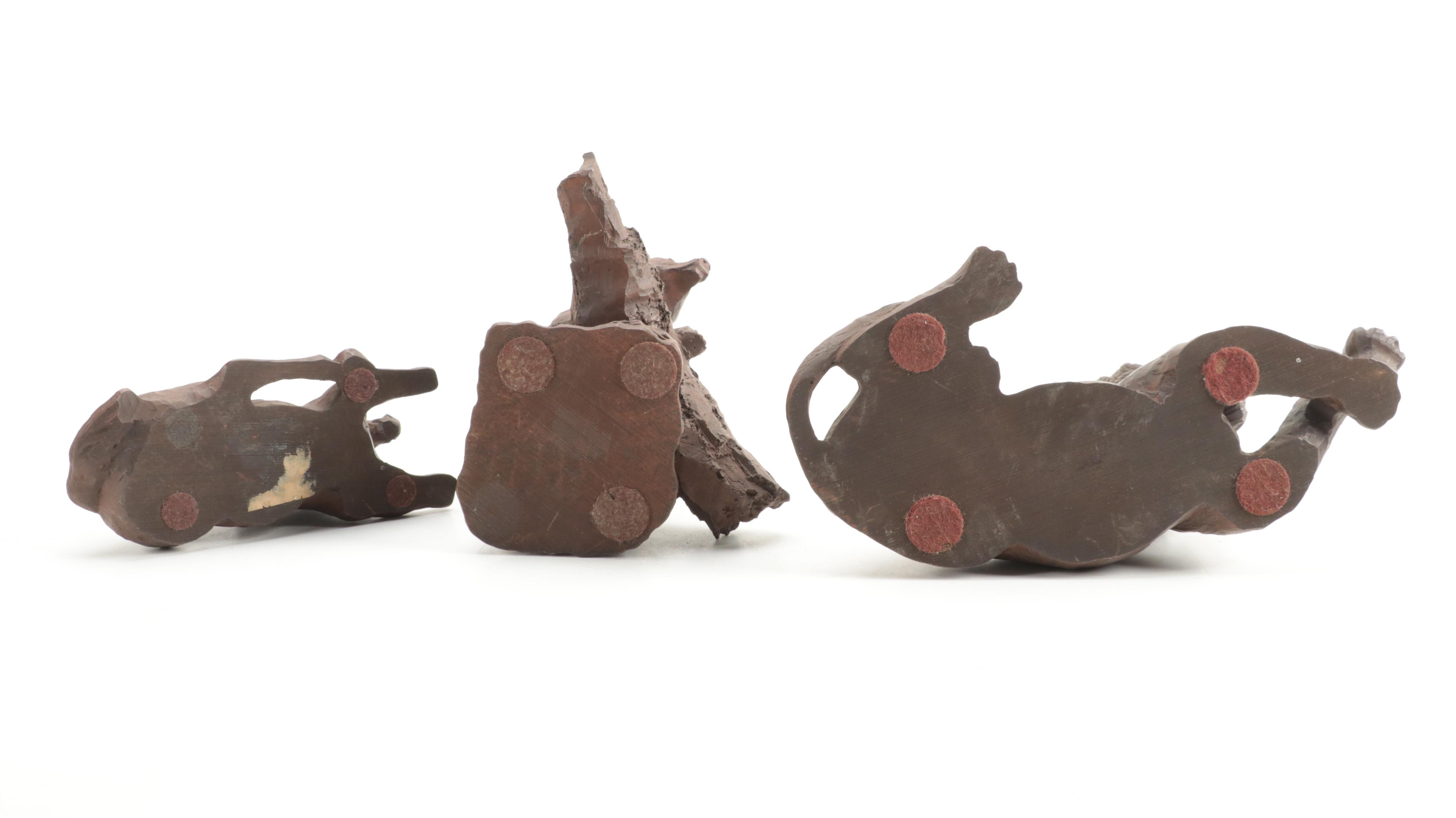 Red Mill Crushed Pecan Resin Figurines