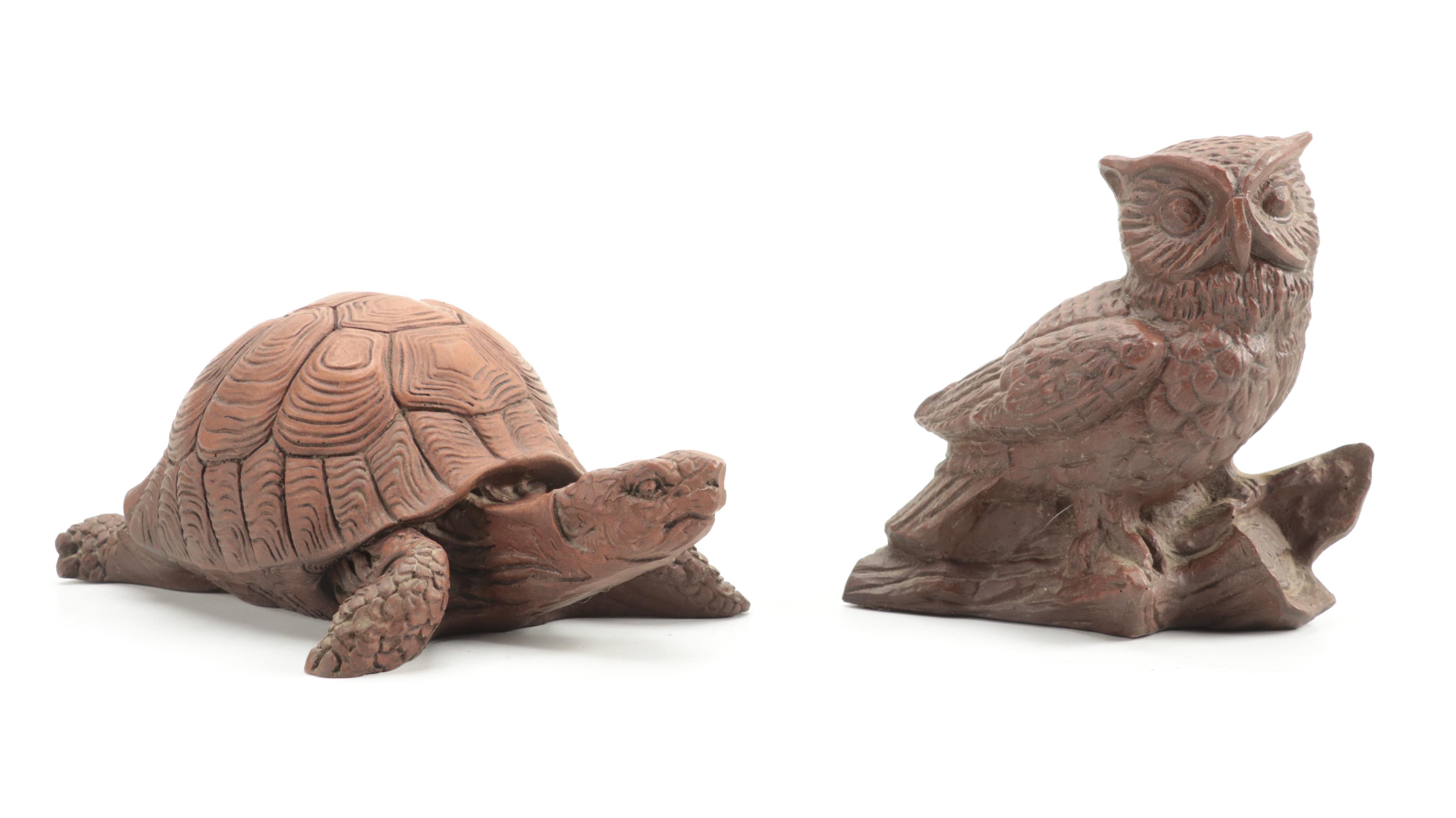 Red Mill Crushed Pecan Resin Figurines