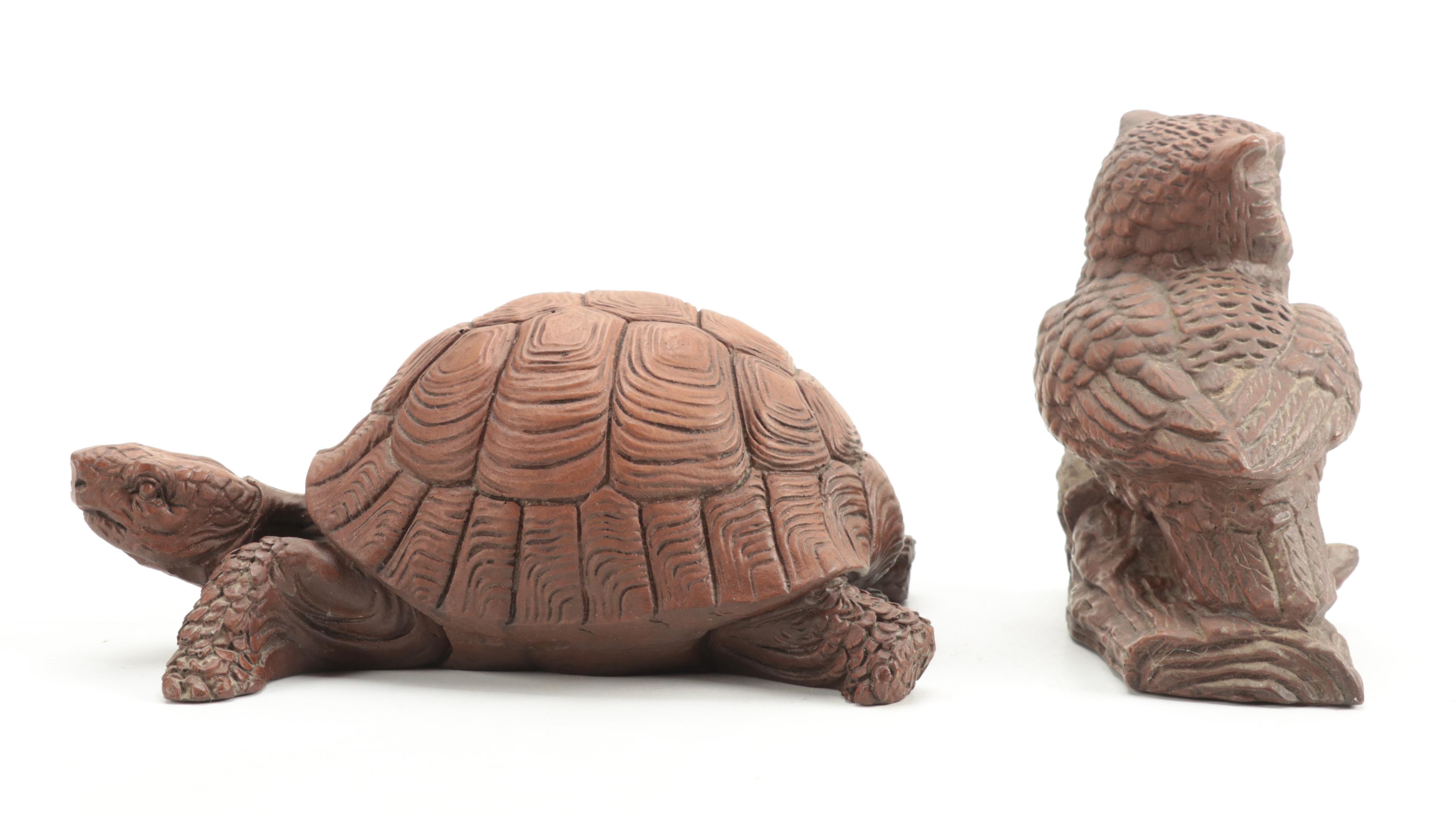 Red Mill Crushed Pecan Resin Figurines