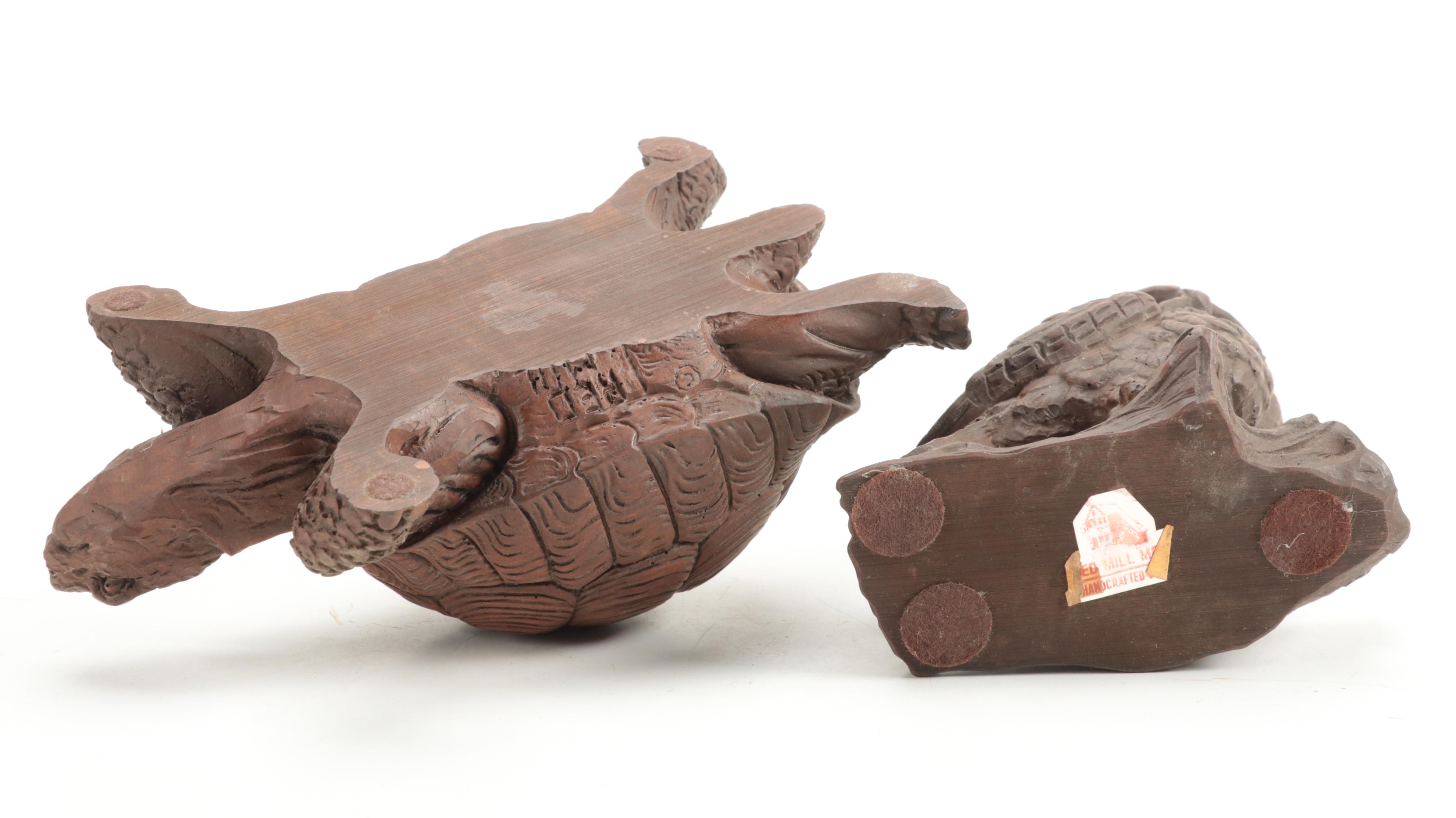 Red Mill Crushed Pecan Resin Figurines