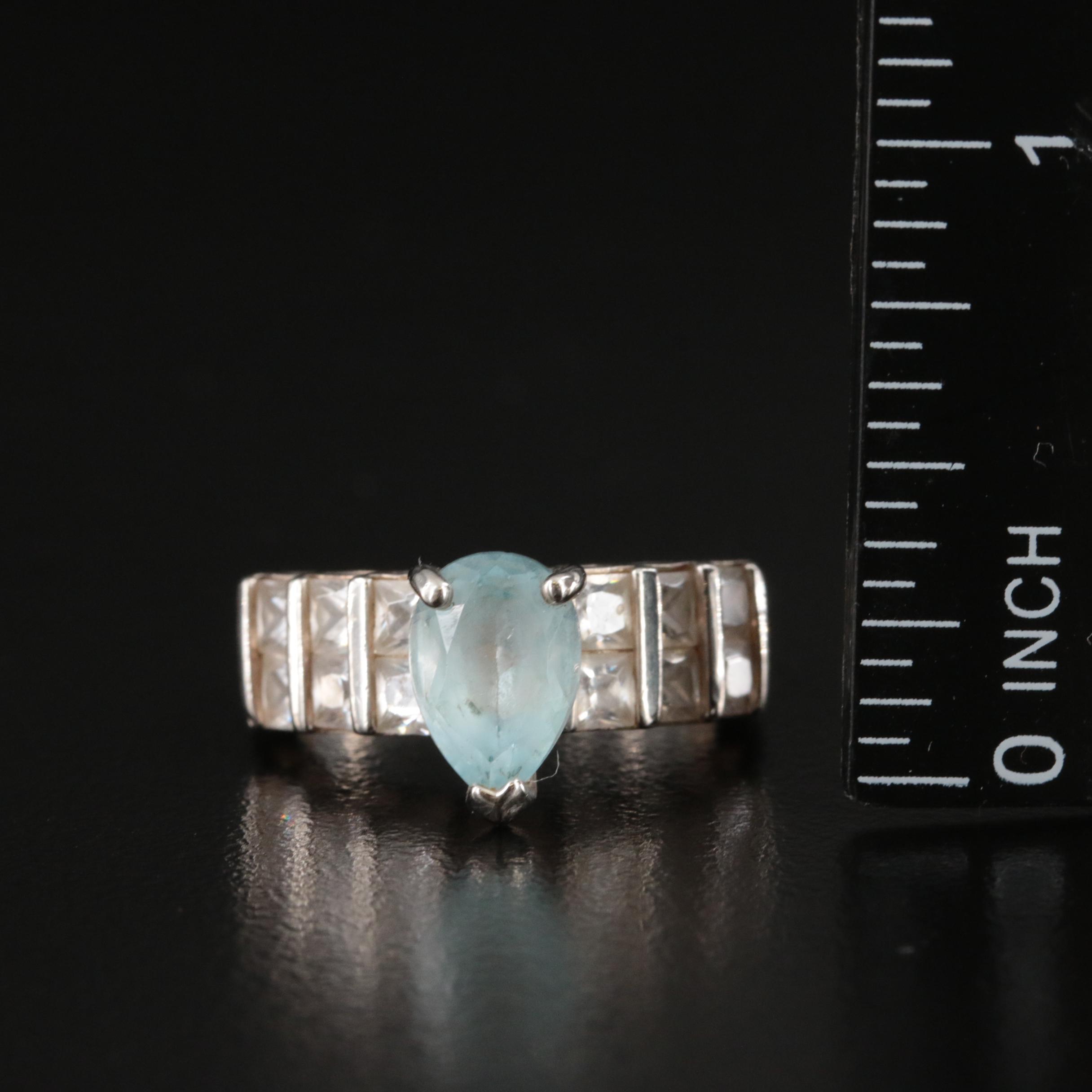 Sterling Topaz Ring Grouping