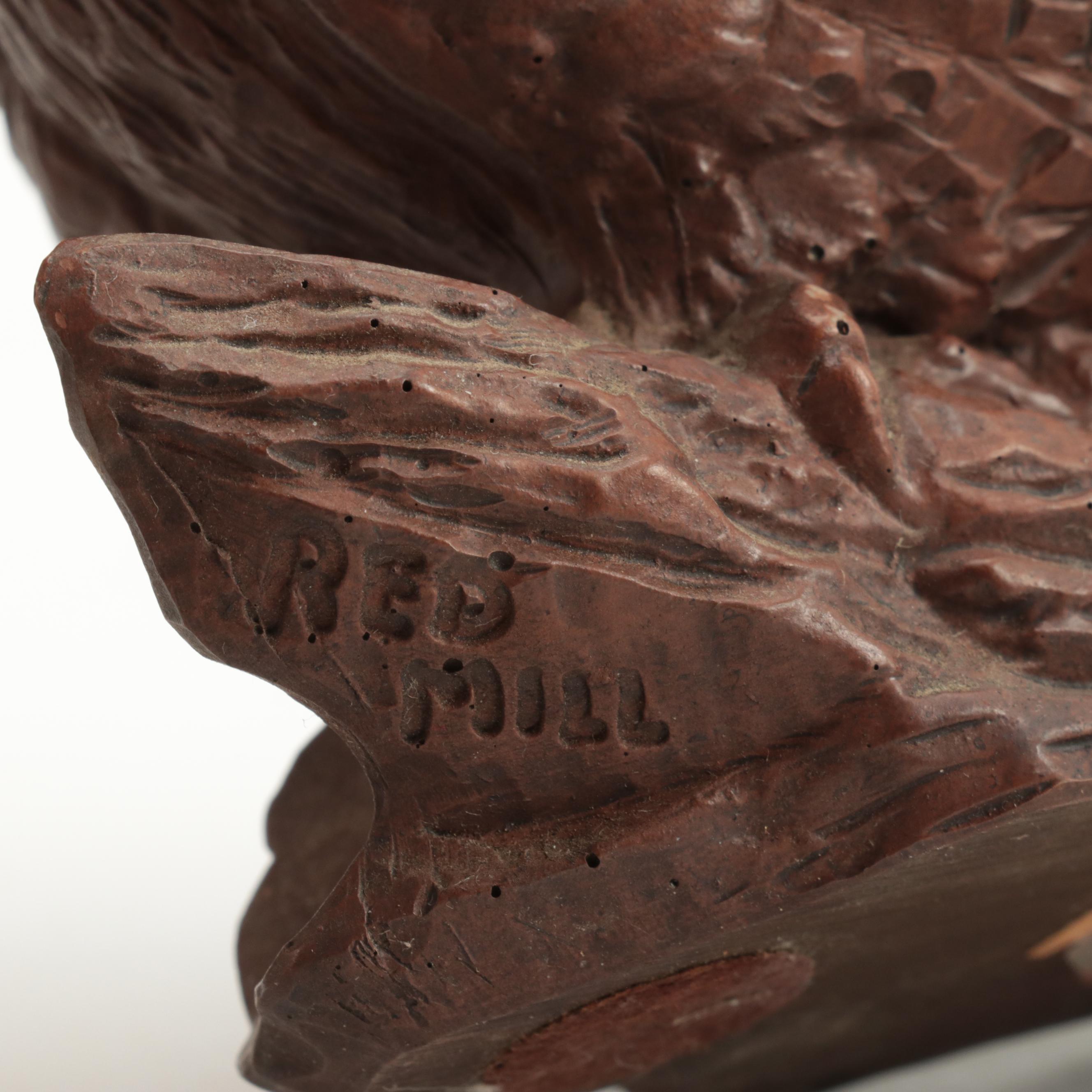 Red Mill Crushed Pecan Resin Figurines