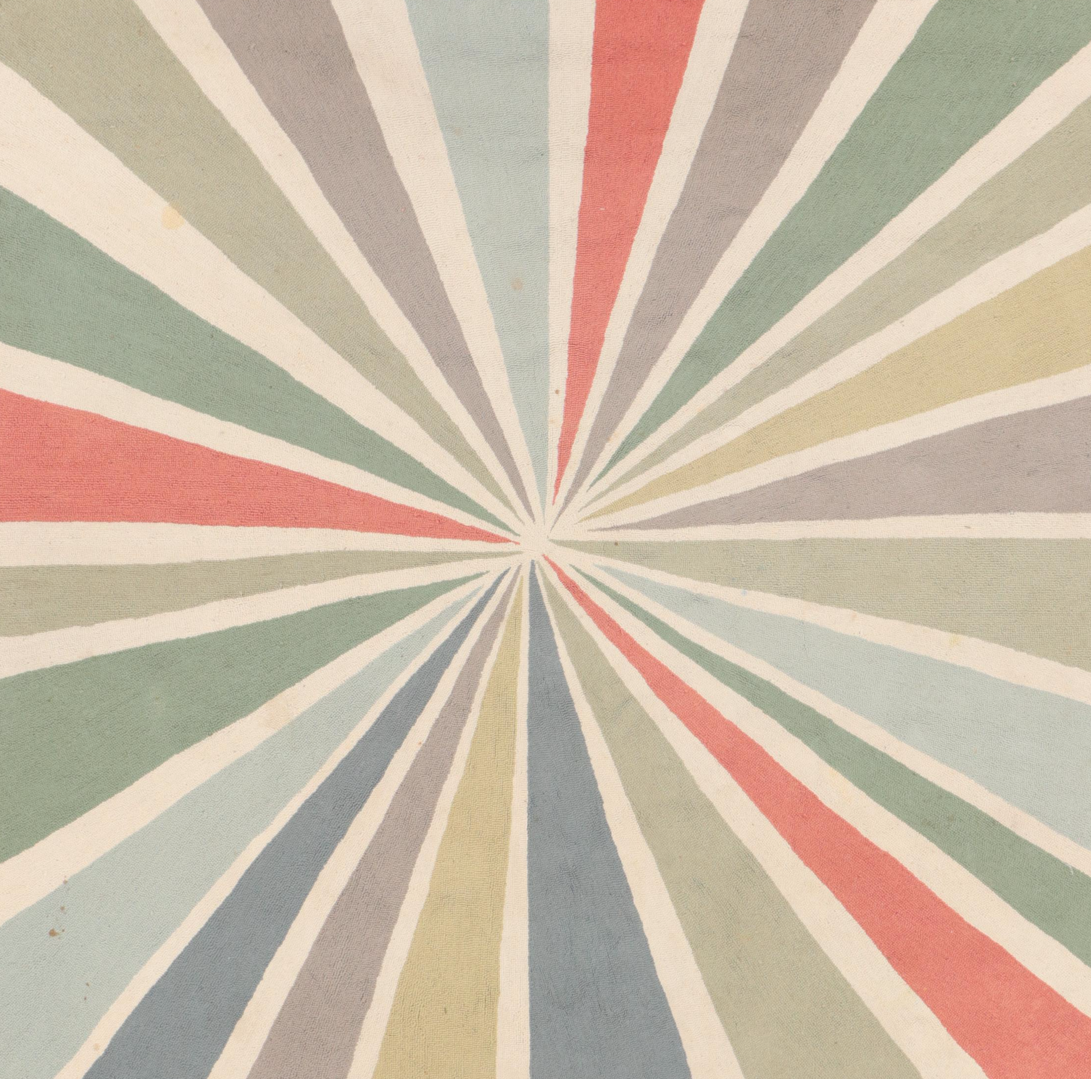 7'9 x 7'10 Hand-Tufted West Elm Lourdes  Sánchez  Bull's Eye Area Rug