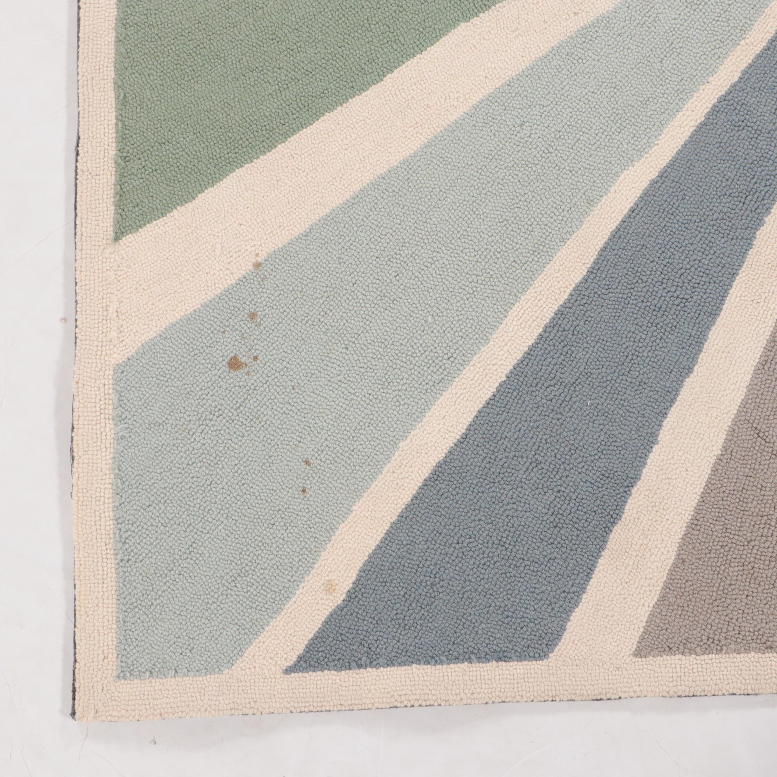 7'9 x 7'10 Hand-Tufted West Elm Lourdes  Sánchez  Bull's Eye Area Rug