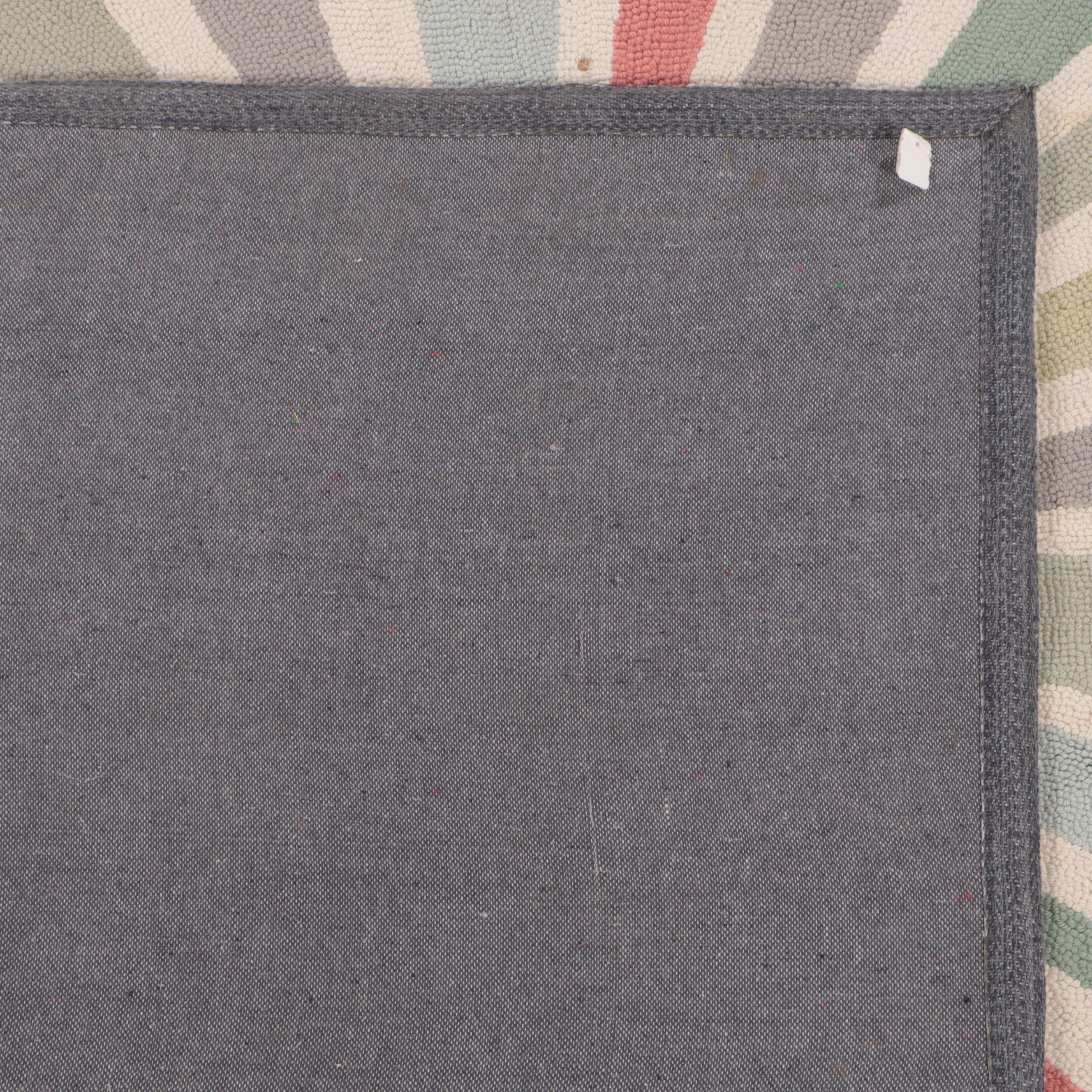 7'9 x 7'10 Hand-Tufted West Elm Lourdes  Sánchez  Bull's Eye Area Rug