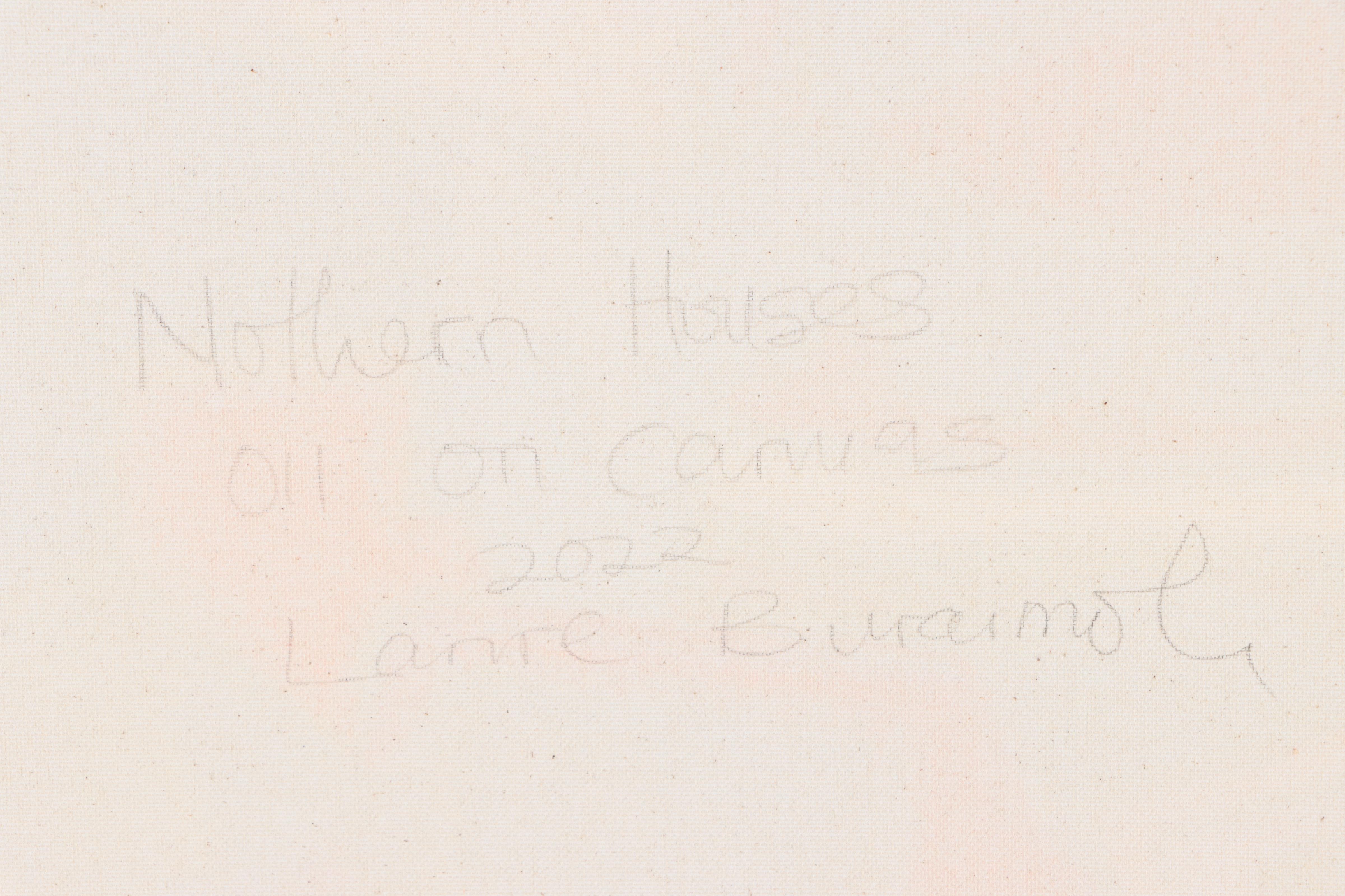 Lanre Buraimoh Oil Painting "Northern Houses," 2022