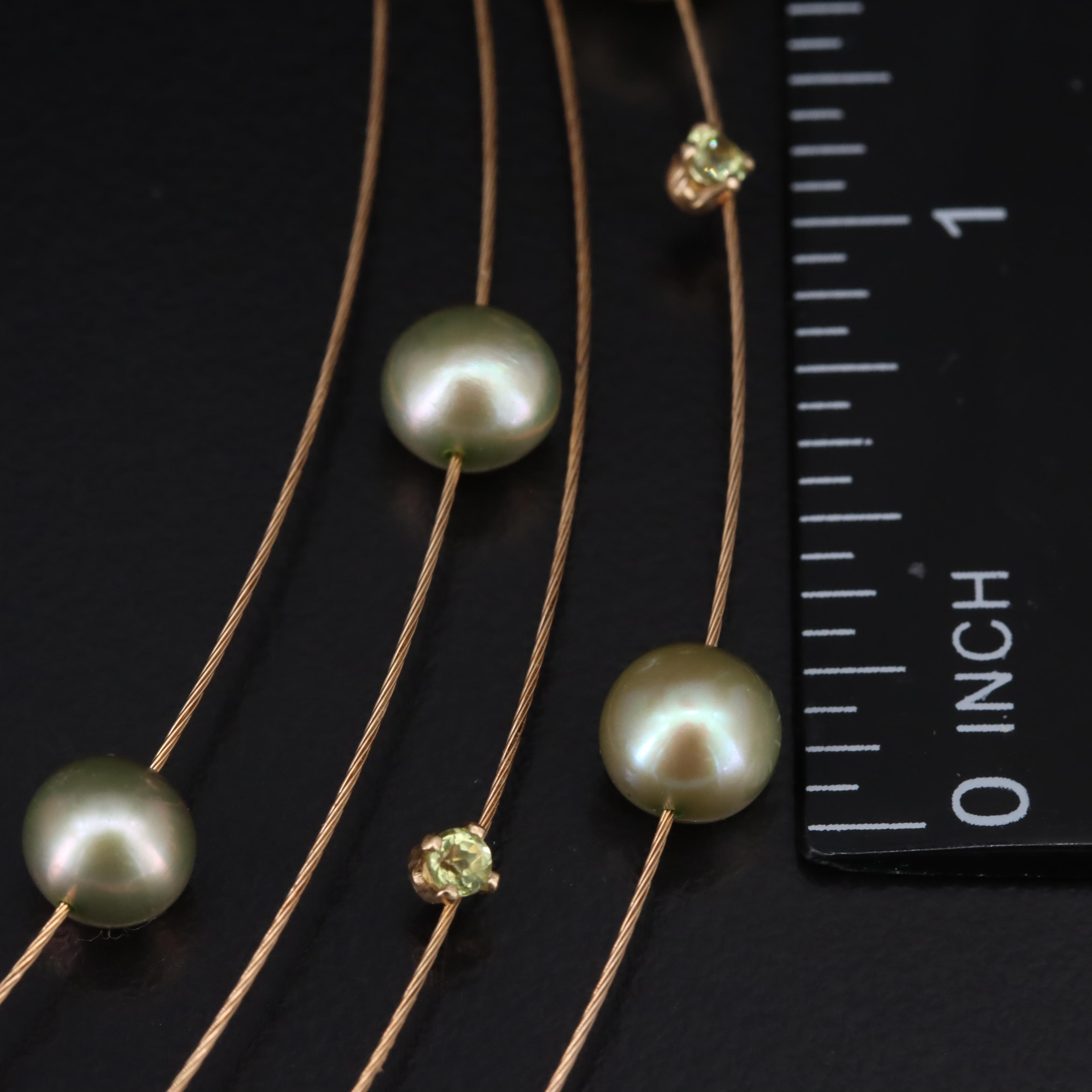14K Pearl Multi-Strand Necklace