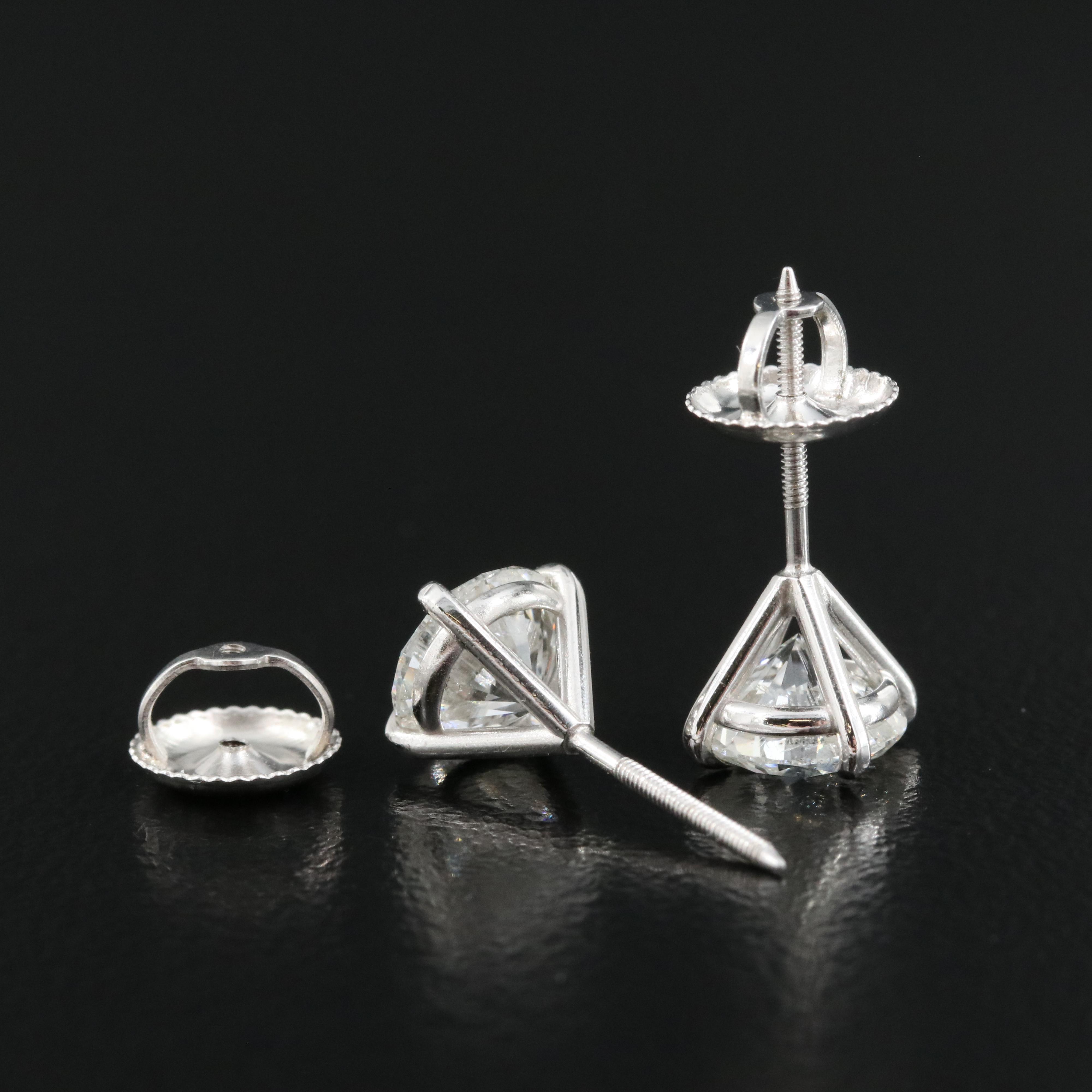 14K 2.04 CTW Diamond Stud Earrings