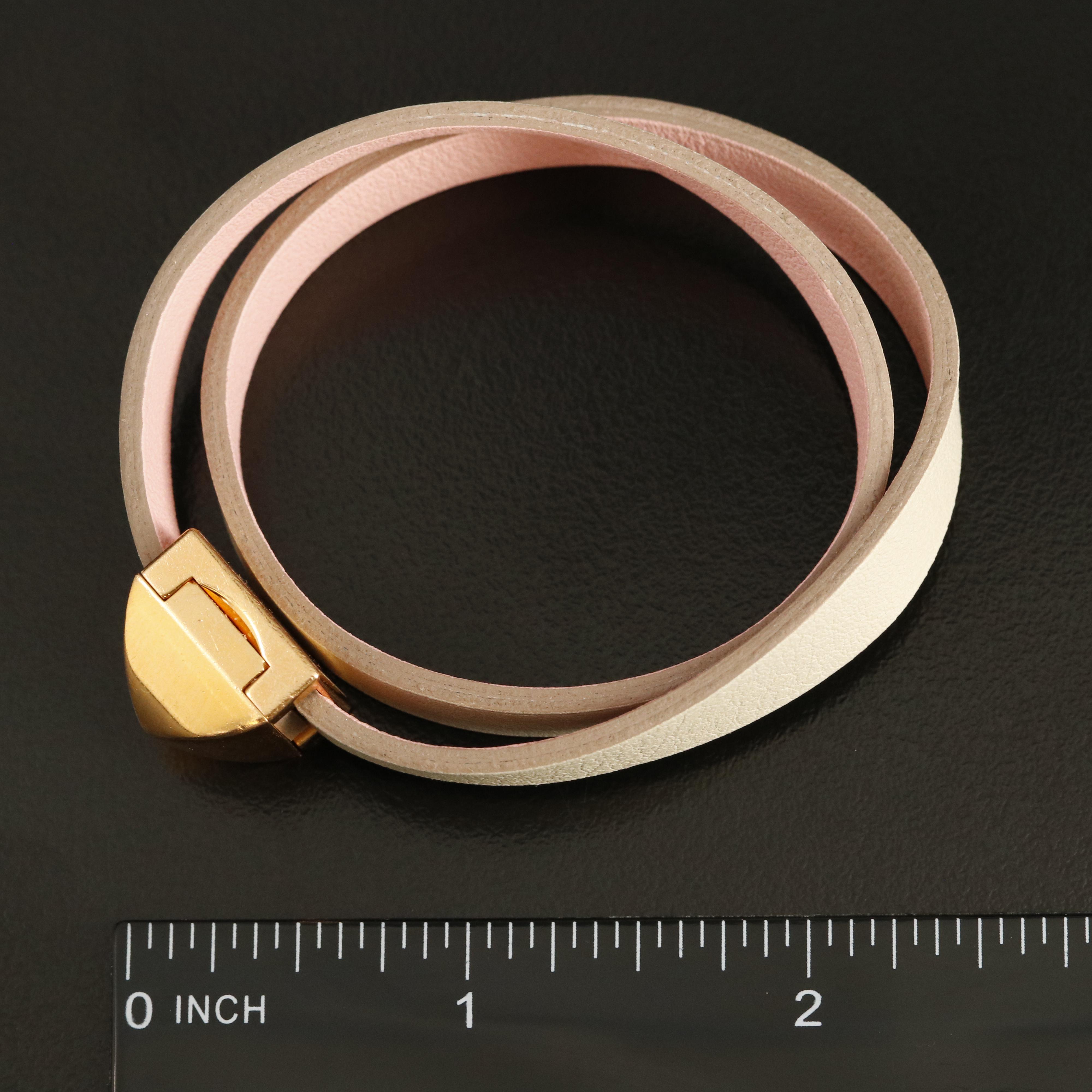 Hermès "Swift Medor Infini" Double Tour Bracelet