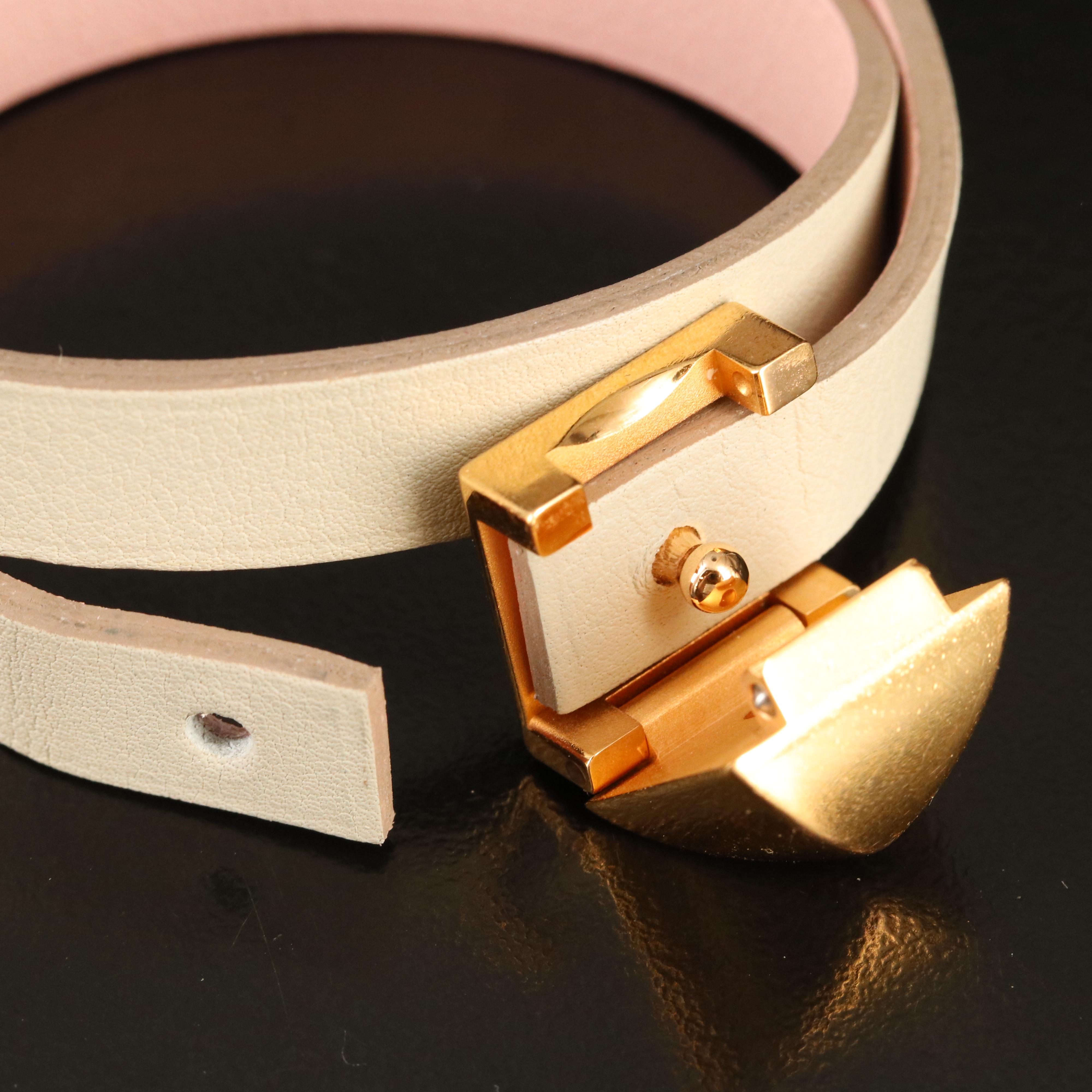 Hermès "Swift Medor Infini" Double Tour Bracelet