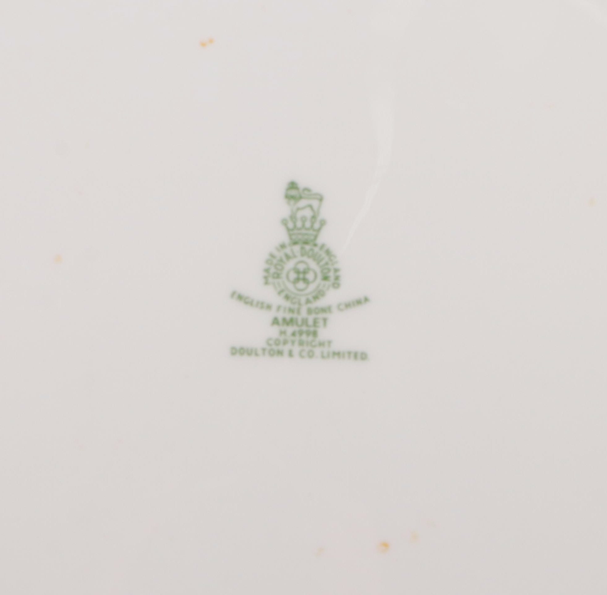 Royal Doulton "Amulet" Bone China Dinnerware, 1969-1979