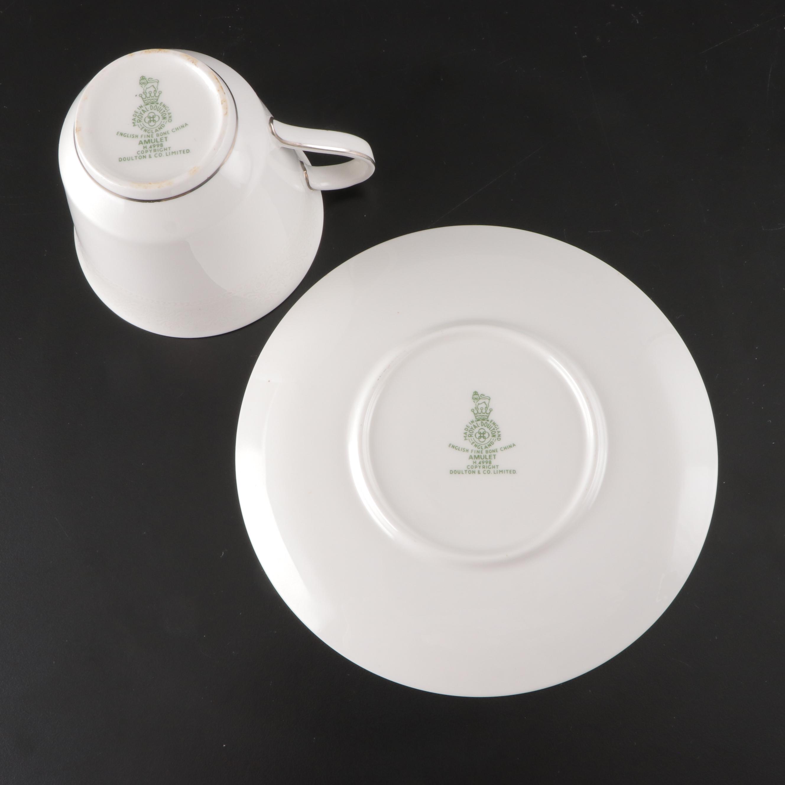 Royal Doulton "Amulet" Bone China Dinnerware, 1969-1979