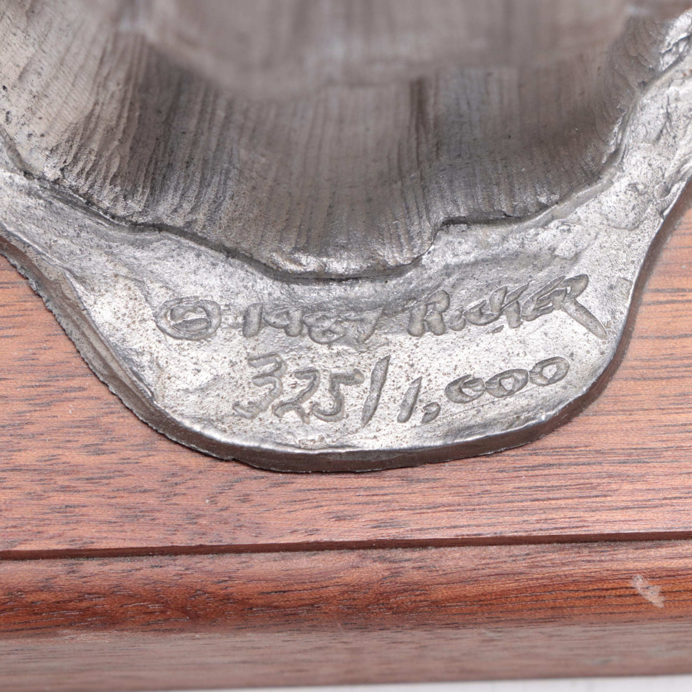 Michael Ricker "St. Nicholas" and  Pope John Paul II "The Blessing" Figurines