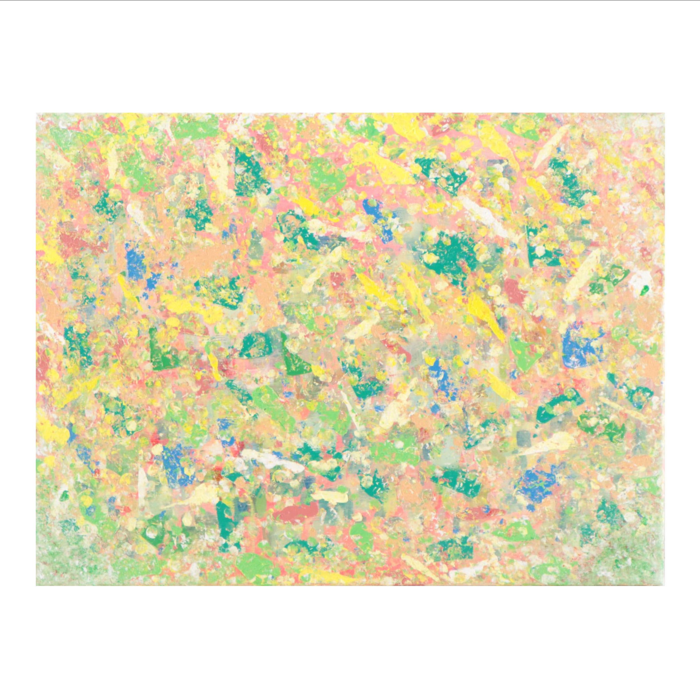 Saul Gefen Acrylic Painting "In the Park," 2023