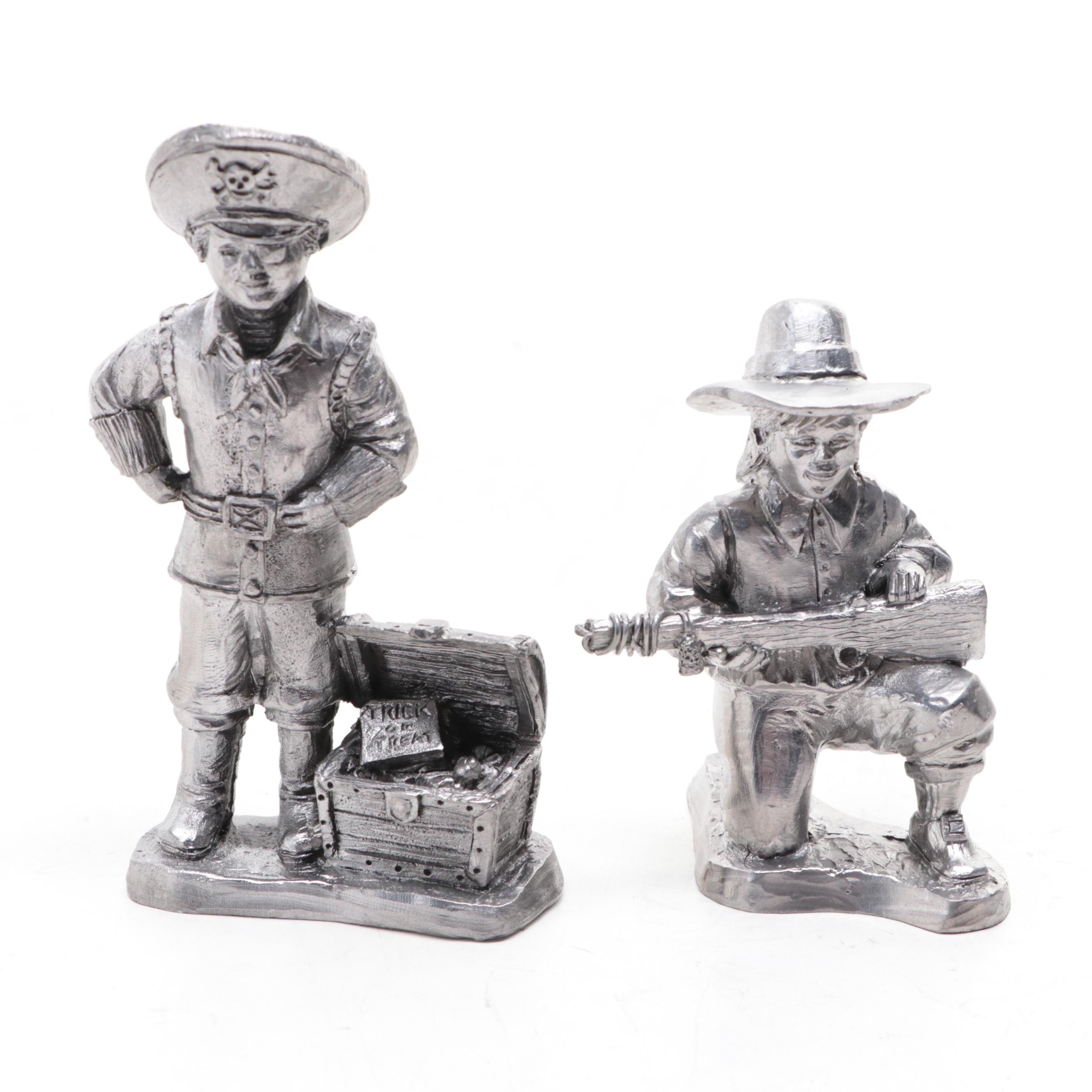 Michael A. Ricker Collector's Society Pewter Figurines